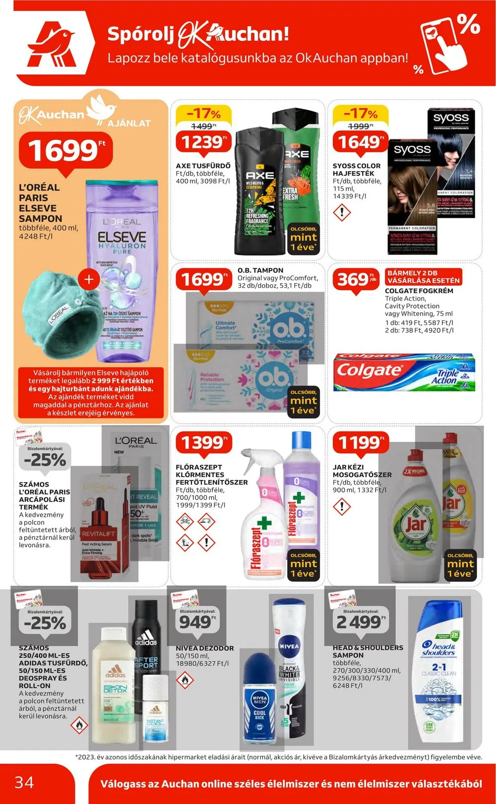 Auchan akciós újság Hipermarket 08.29–09.04 – 34. oldal
