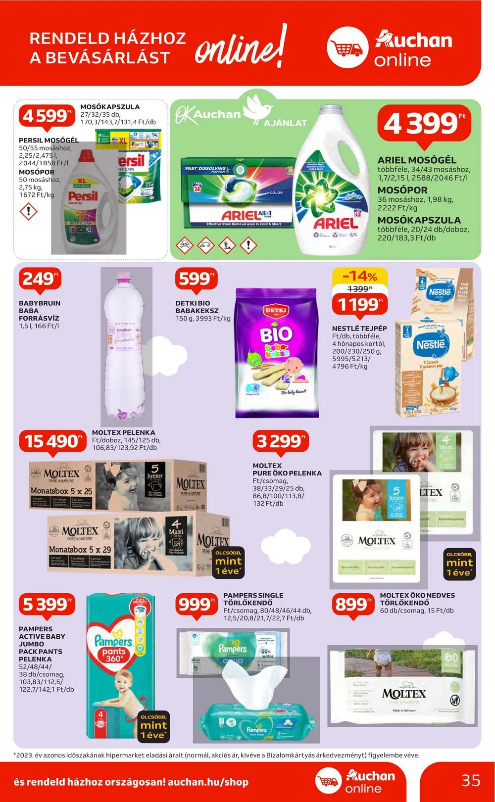Auchan akciós újság Hipermarket 08.29–09.04 – 35. oldal