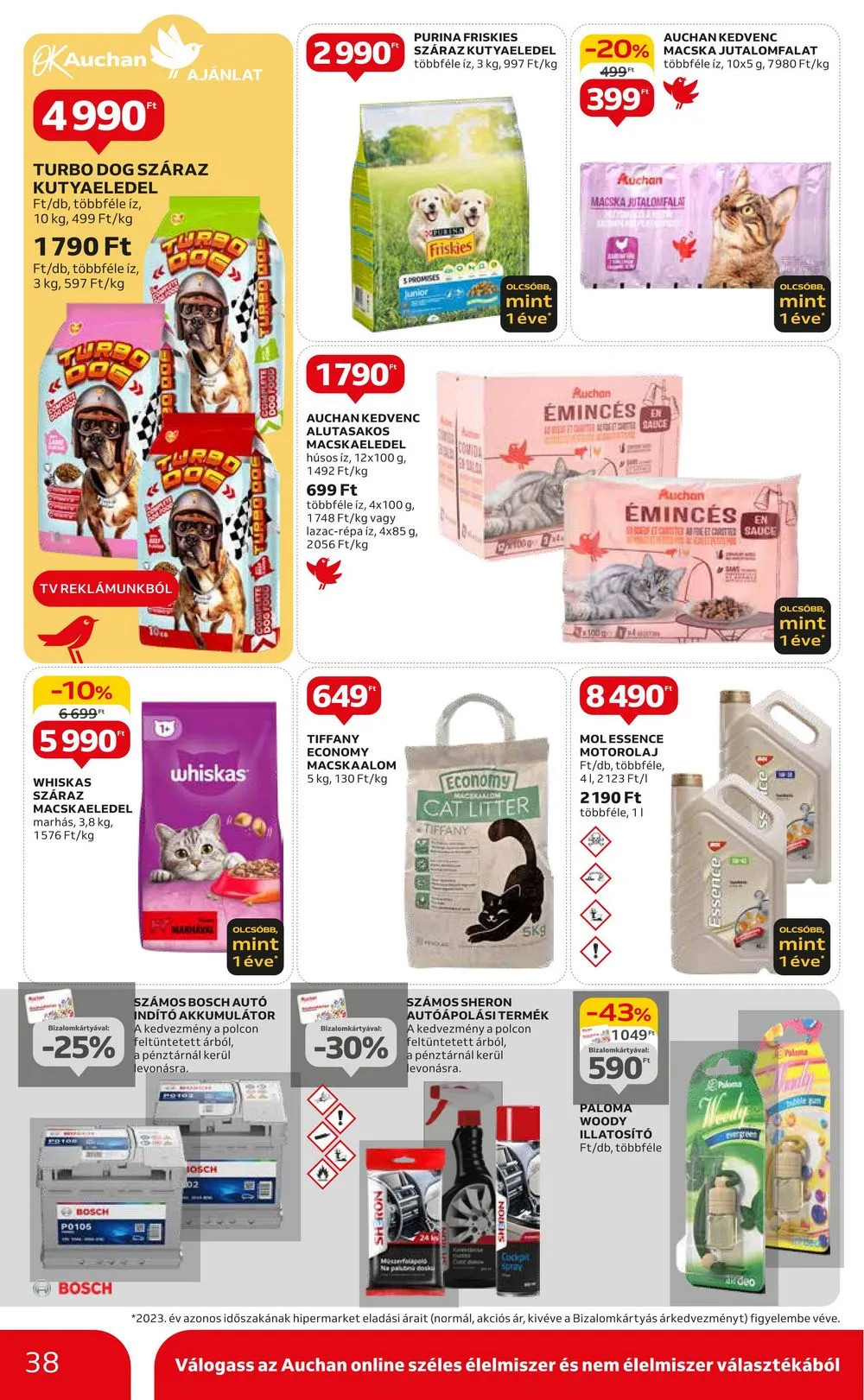 Auchan akciós újság Hipermarket 08.29–09.04 – 38. oldal