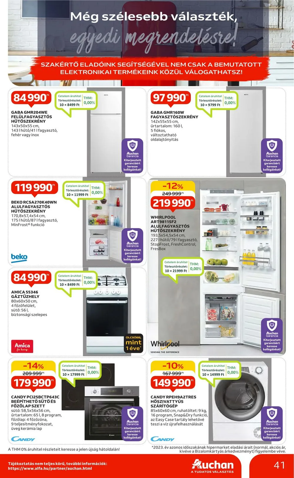 Auchan akciós újság Hipermarket 08.29–09.04 – 41. oldal