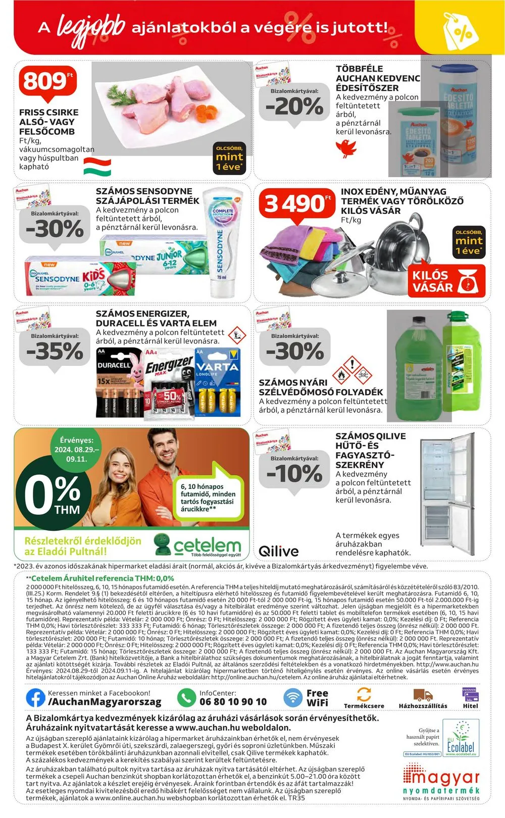Auchan akciós újság Hipermarket 08.29–09.04 – 42. oldal