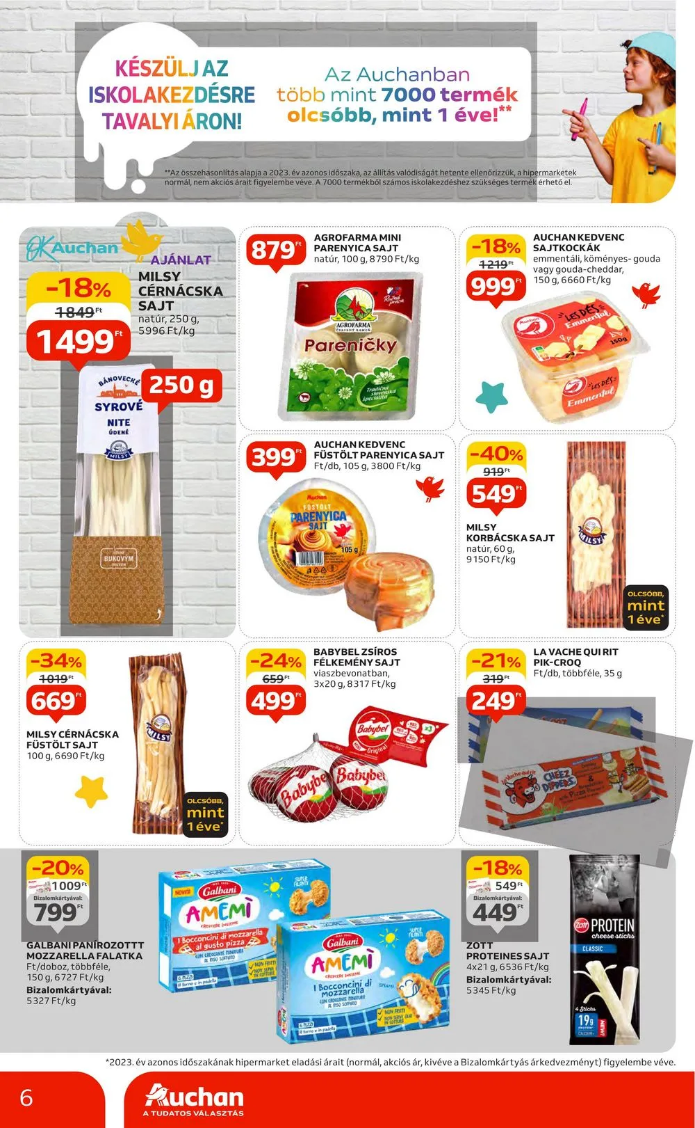 Auchan akciós újság Hipermarket 08.29–09.04 – 6. oldal