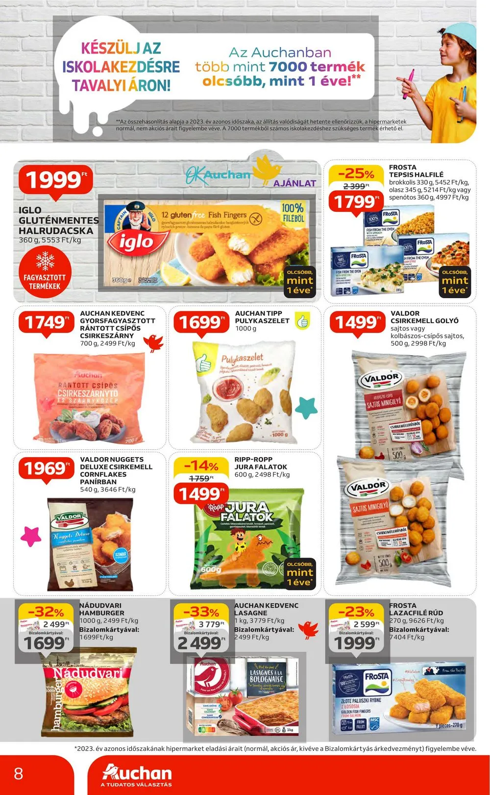 Auchan akciós újság Hipermarket 08.29–09.04 – 8. oldal