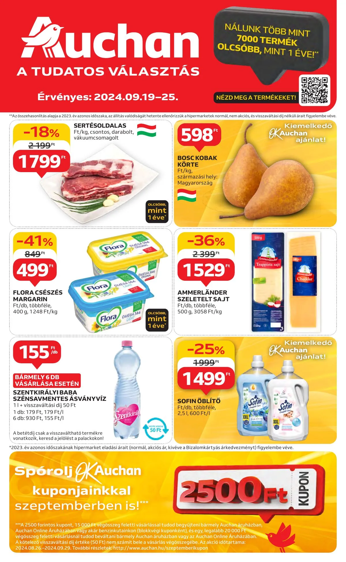 Auchan akciós újság Hipermarket 09.19–09.25