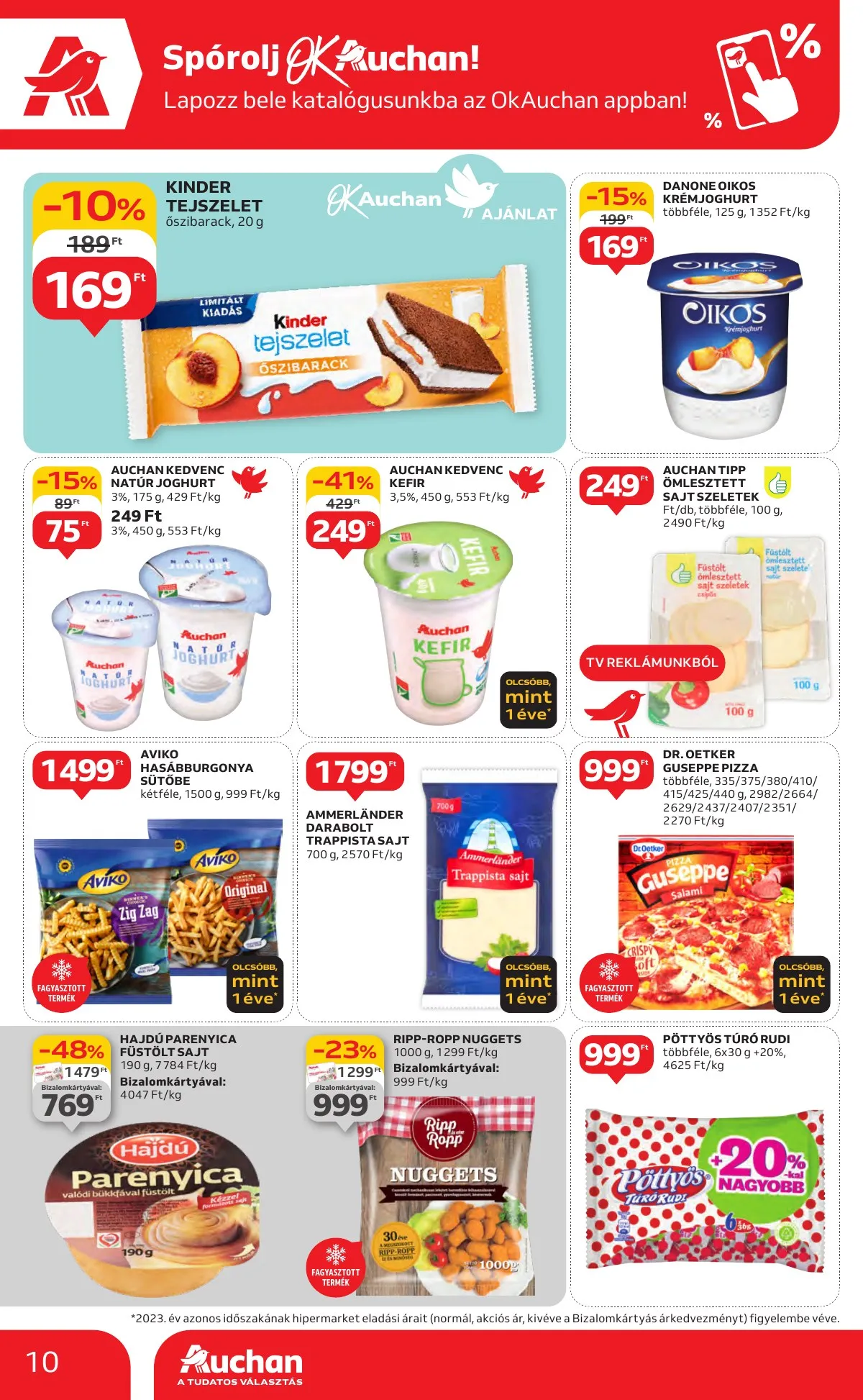 Auchan akciós újság Hipermarket 09.19–09.25 – 10. oldal