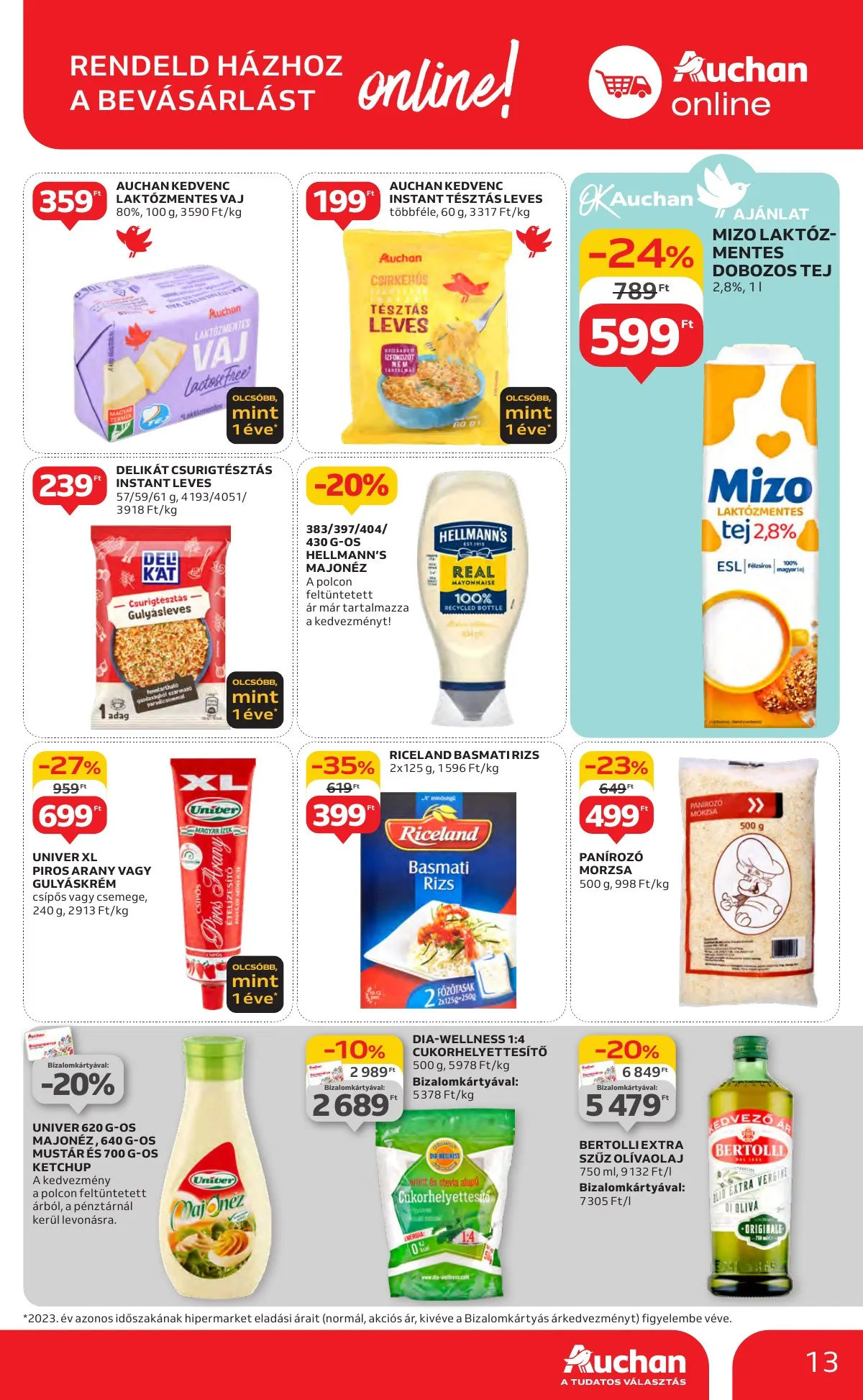 Auchan akciós újság Hipermarket 09.19–09.25 – 13. oldal