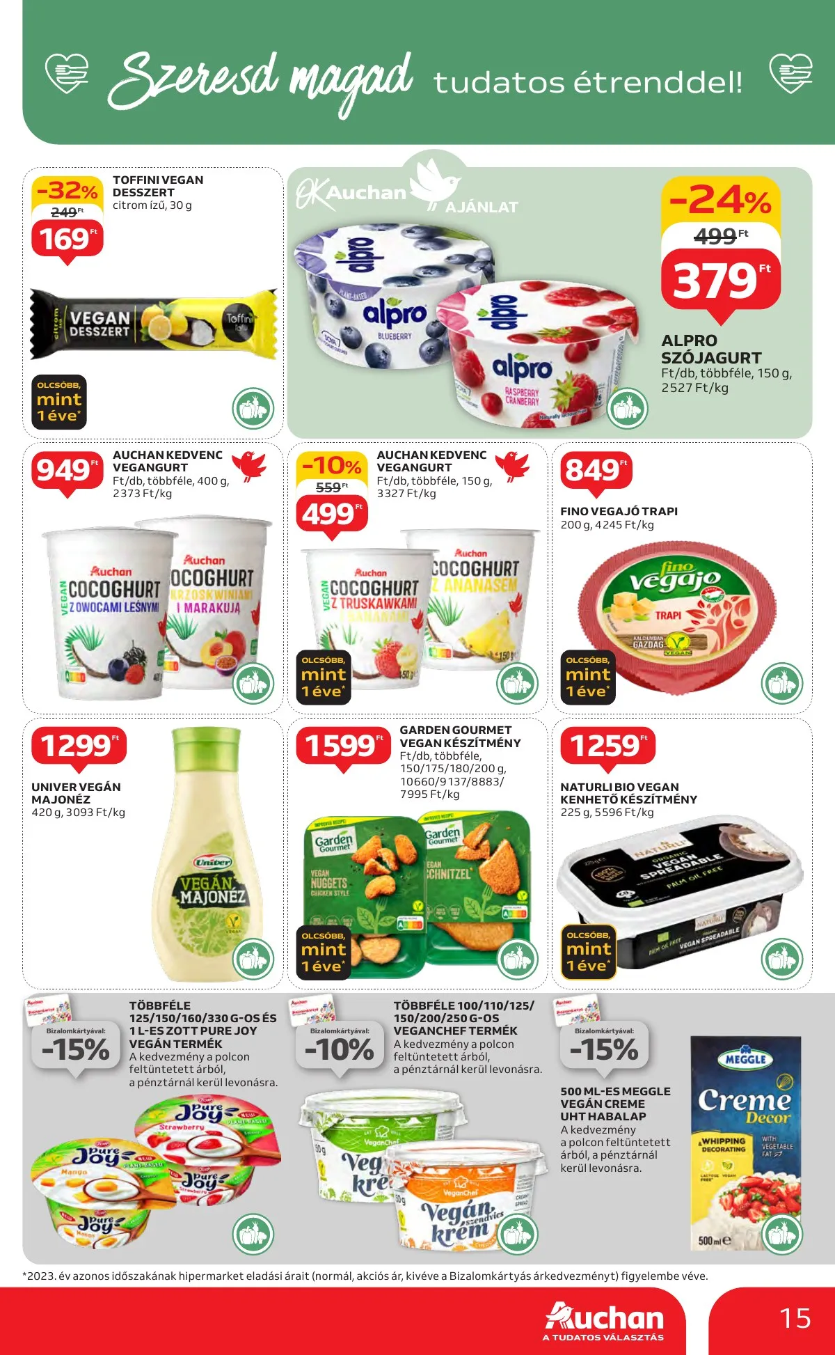 Auchan akciós újság Hipermarket 09.19–09.25 – 15. oldal