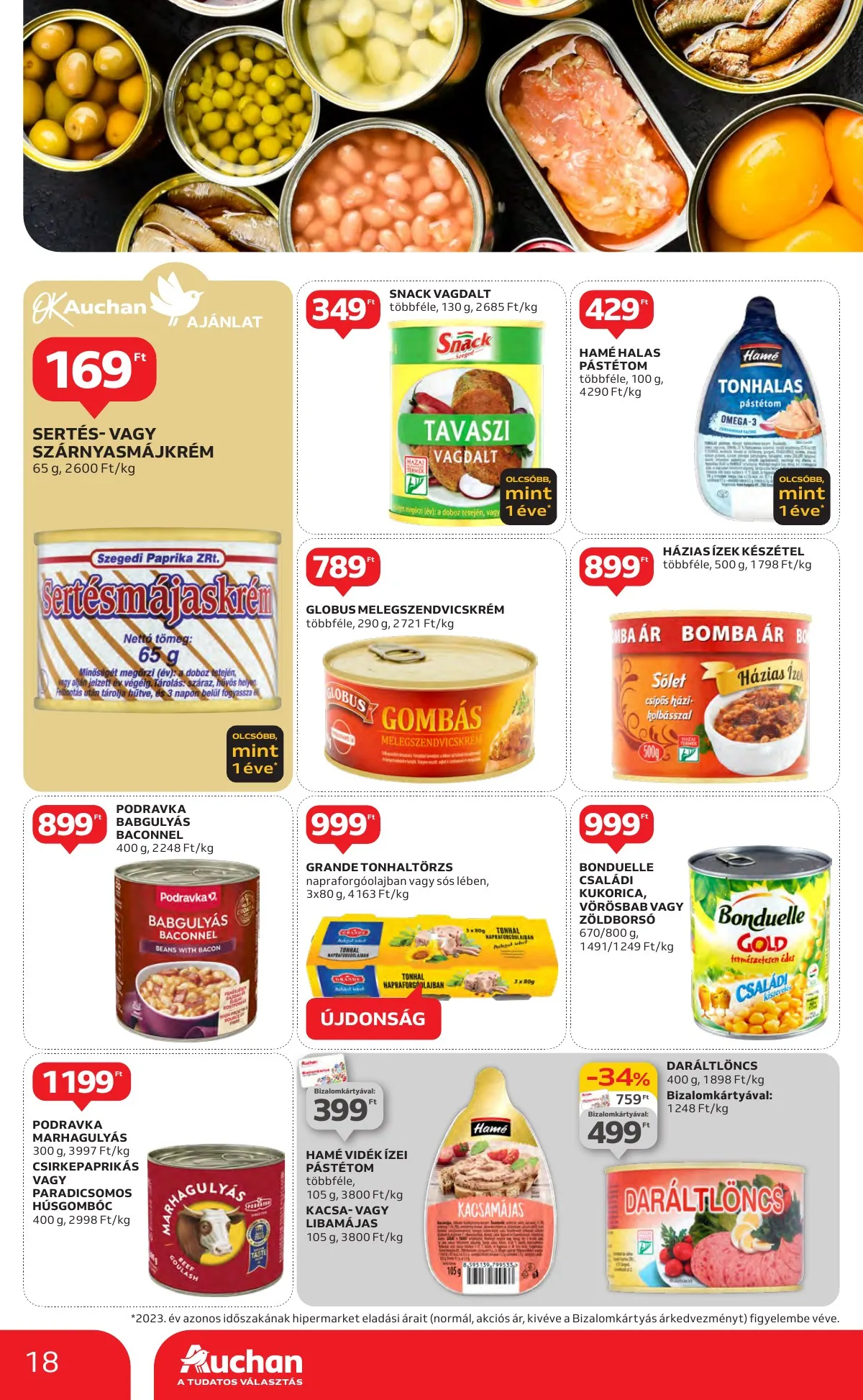 Auchan akciós újság Hipermarket 09.19–09.25 – 18. oldal