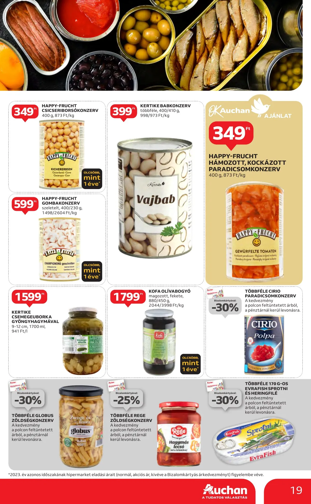 Auchan akciós újság Hipermarket 09.19–09.25 – 19. oldal