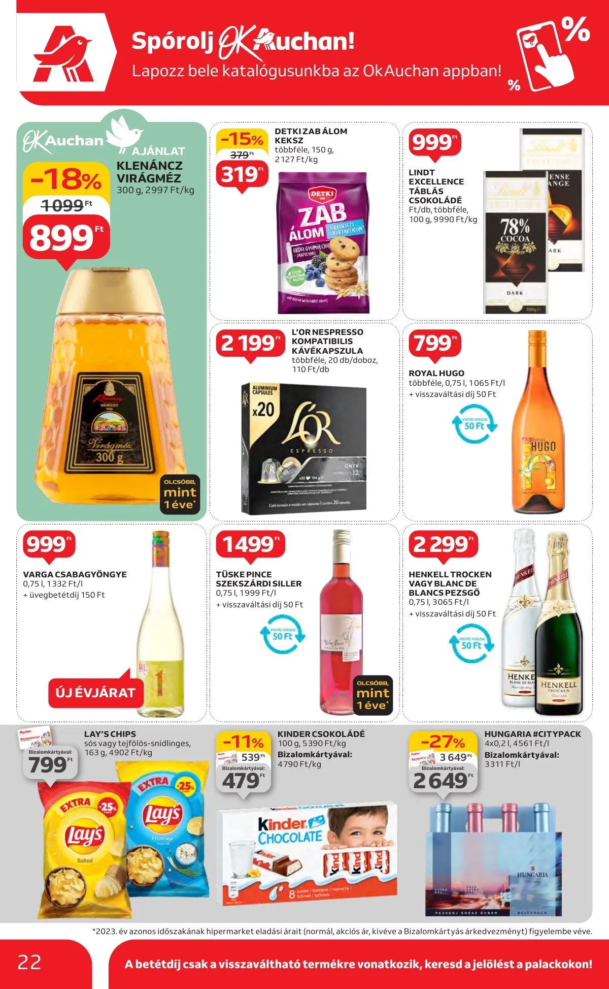 Auchan akciós újság Hipermarket 09.19–09.25 – 22. oldal
