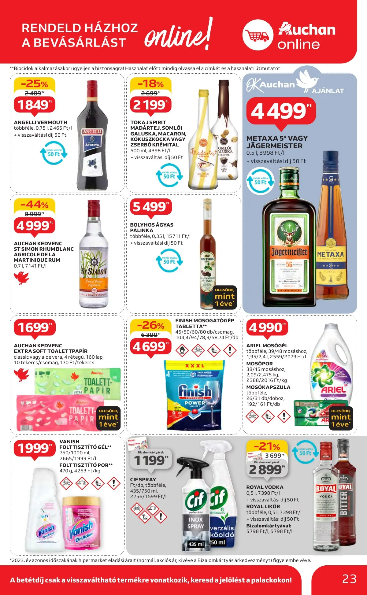 Auchan akciós újság Hipermarket 09.19–09.25 – 23. oldal