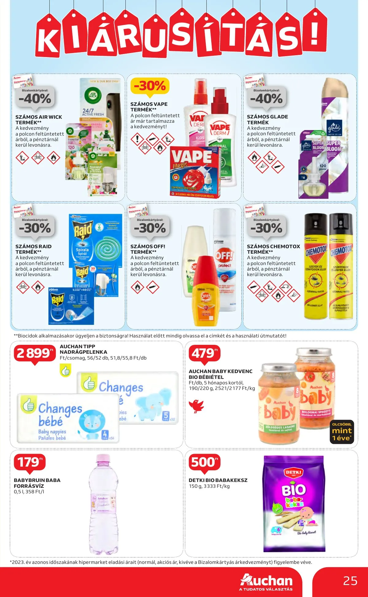 Auchan akciós újság Hipermarket 09.19–09.25 – 25. oldal