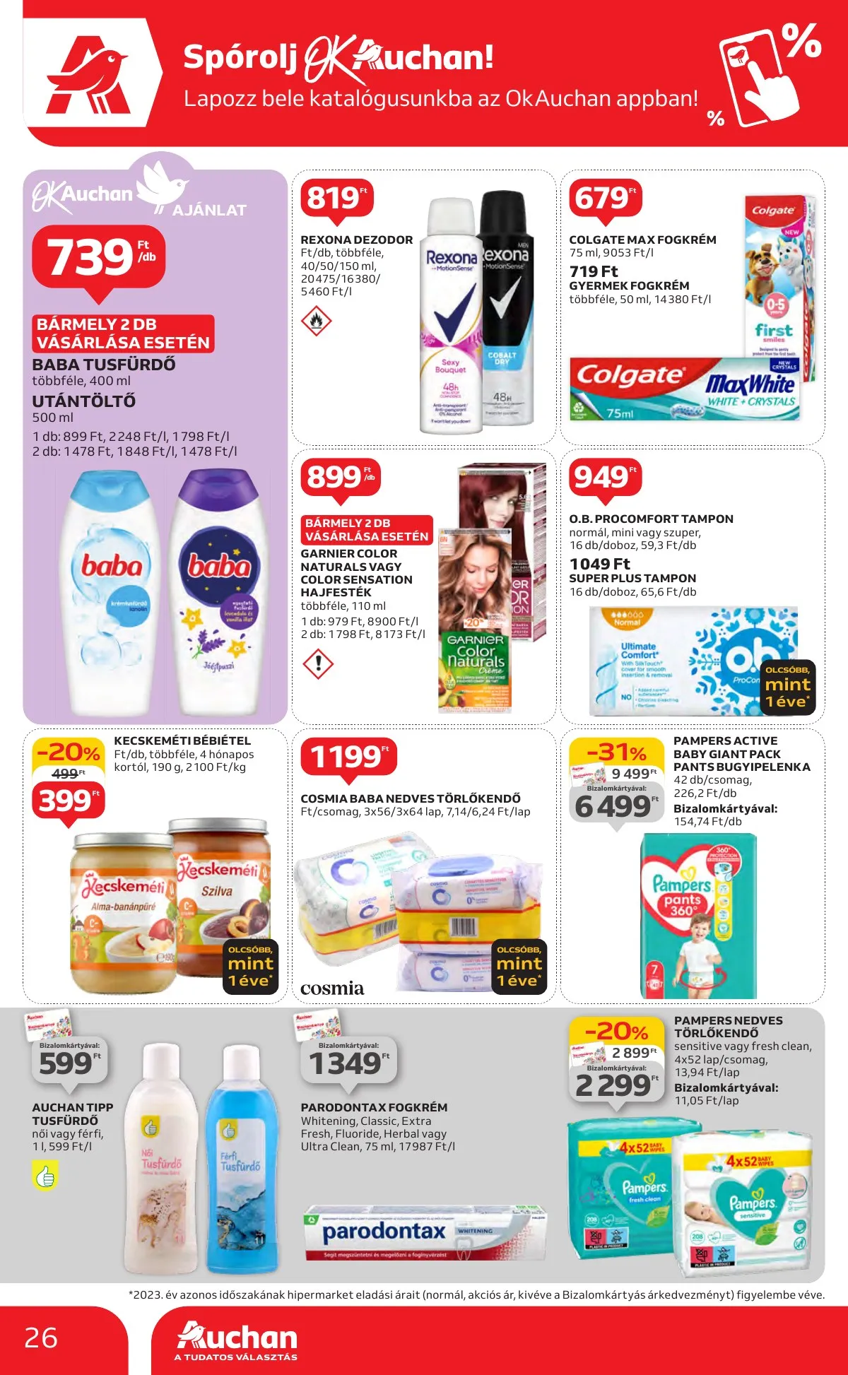 Auchan akciós újság Hipermarket 09.19–09.25 – 26. oldal