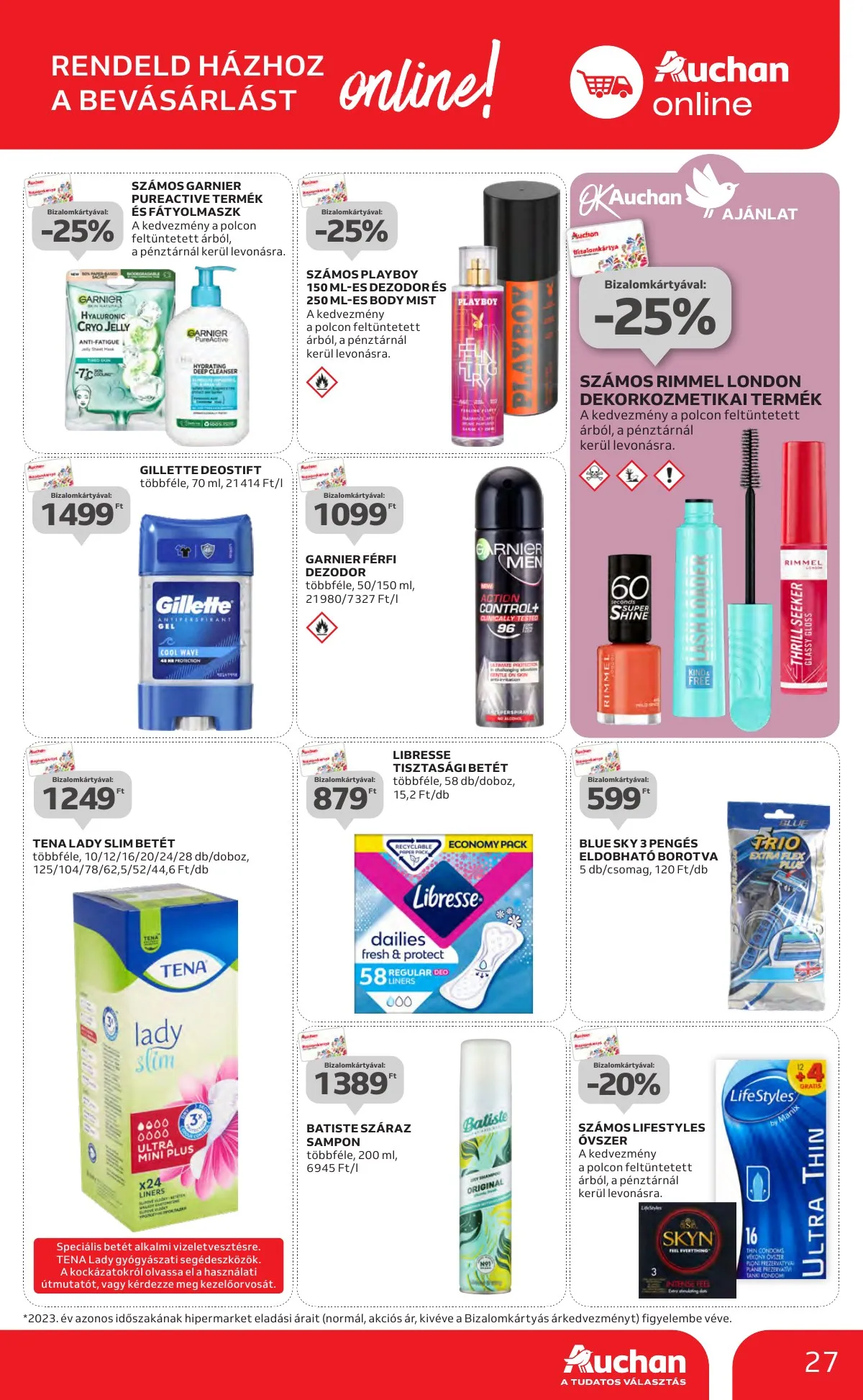 Auchan akciós újság Hipermarket 09.19–09.25 – 27. oldal