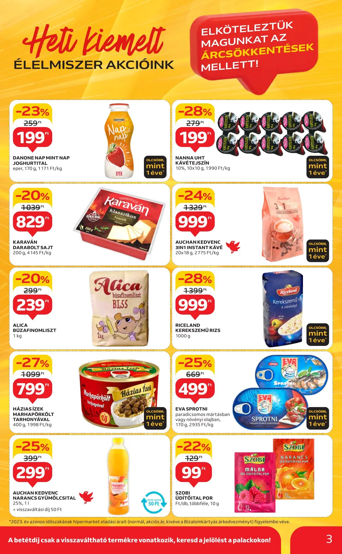 Auchan akciós újság Hipermarket 09.19–09.25 – 3. oldal