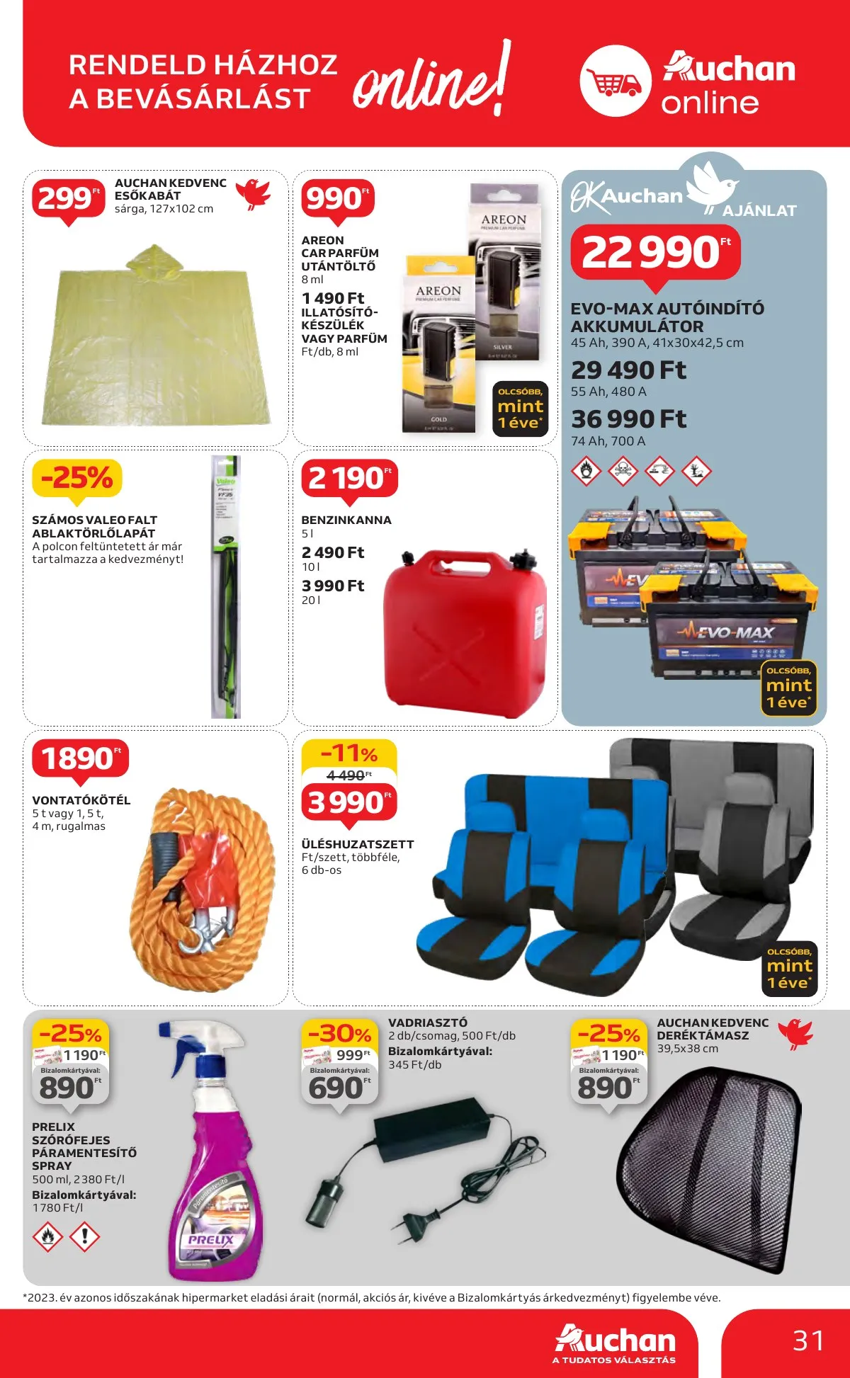 Auchan akciós újság Hipermarket 09.19–09.25 – 31. oldal