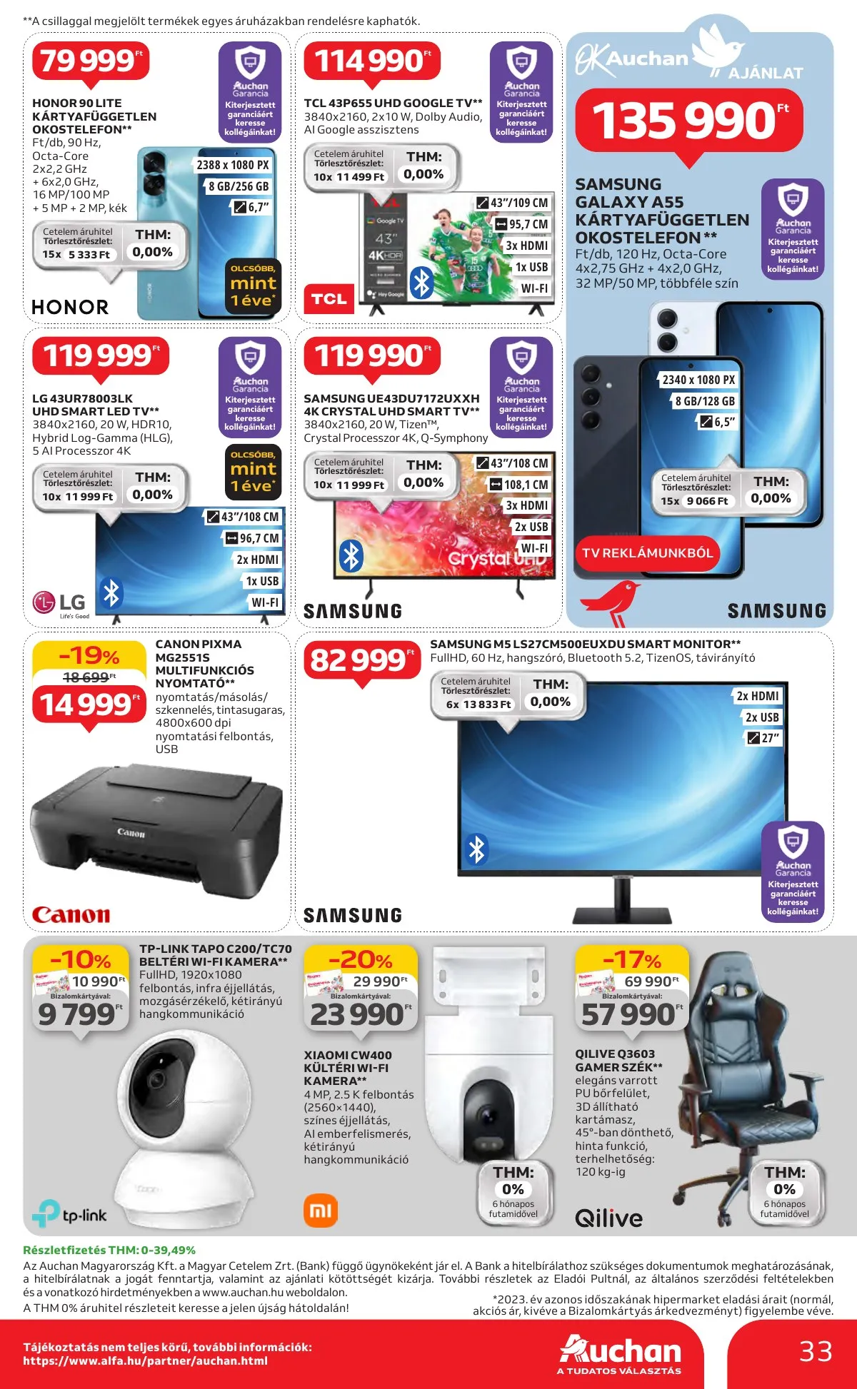 Auchan akciós újság Hipermarket 09.19–09.25 – 33. oldal