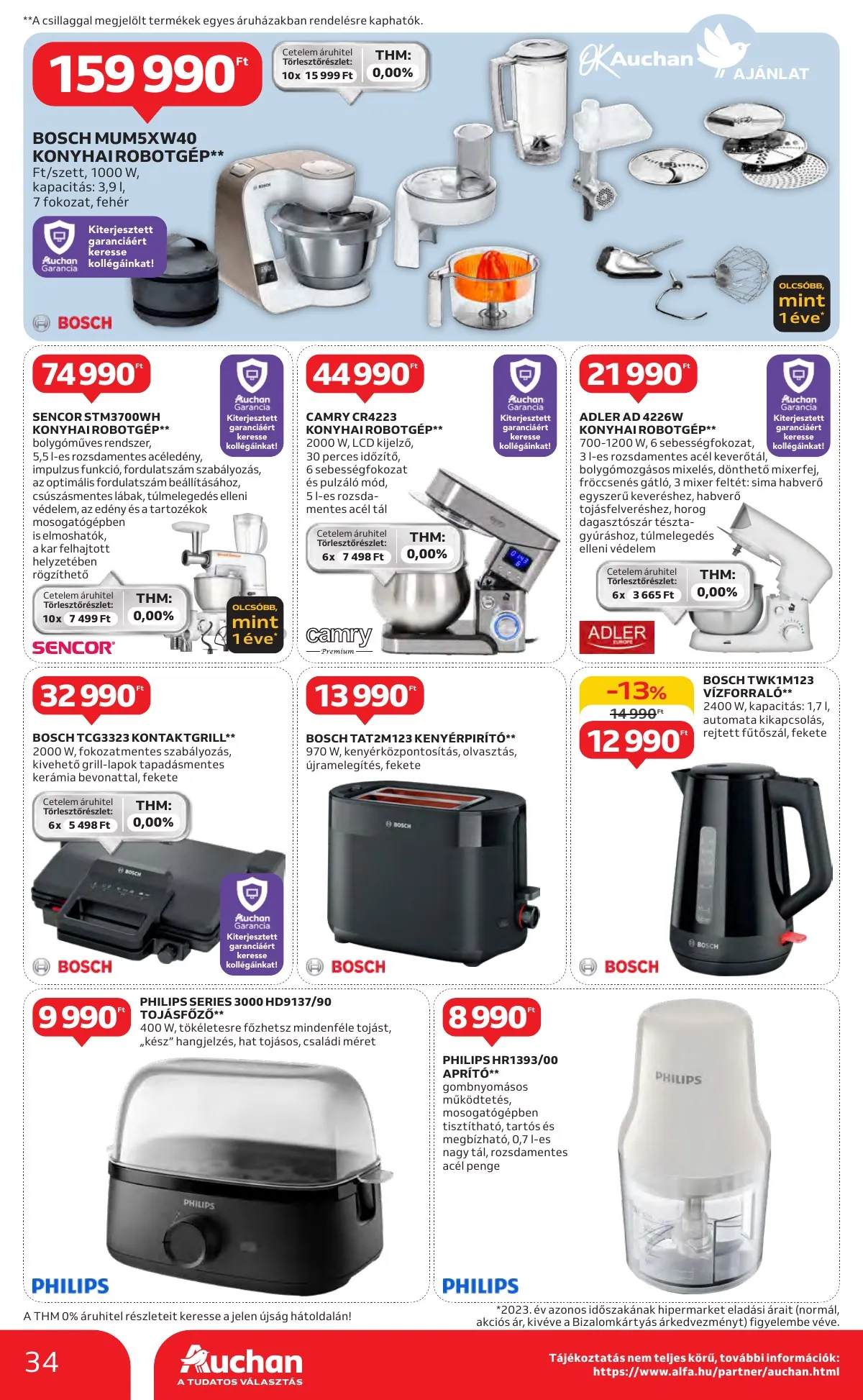 Auchan akciós újság Hipermarket 09.19–09.25 – 34. oldal