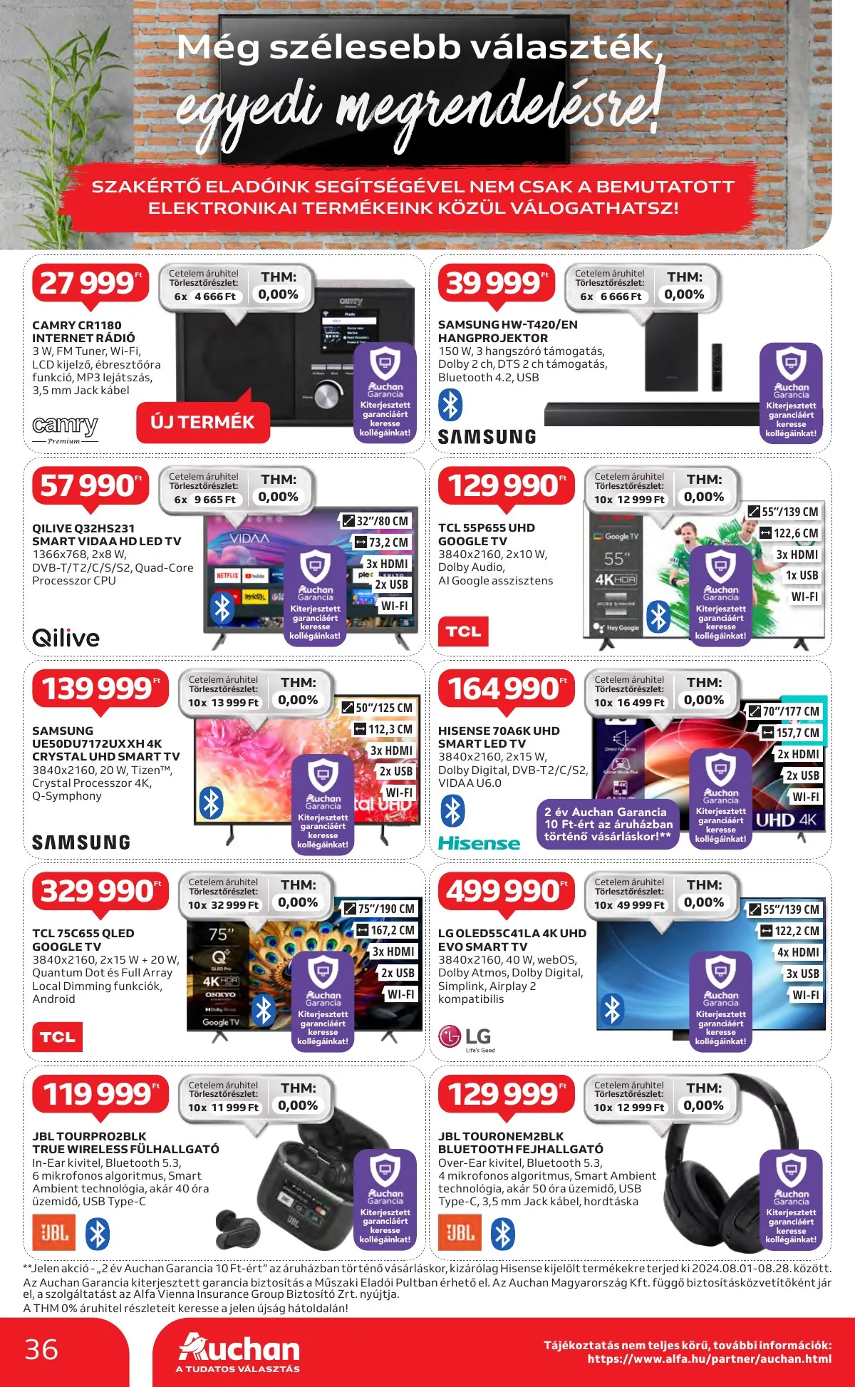 Auchan akciós újság Hipermarket 09.19–09.25 – 36. oldal