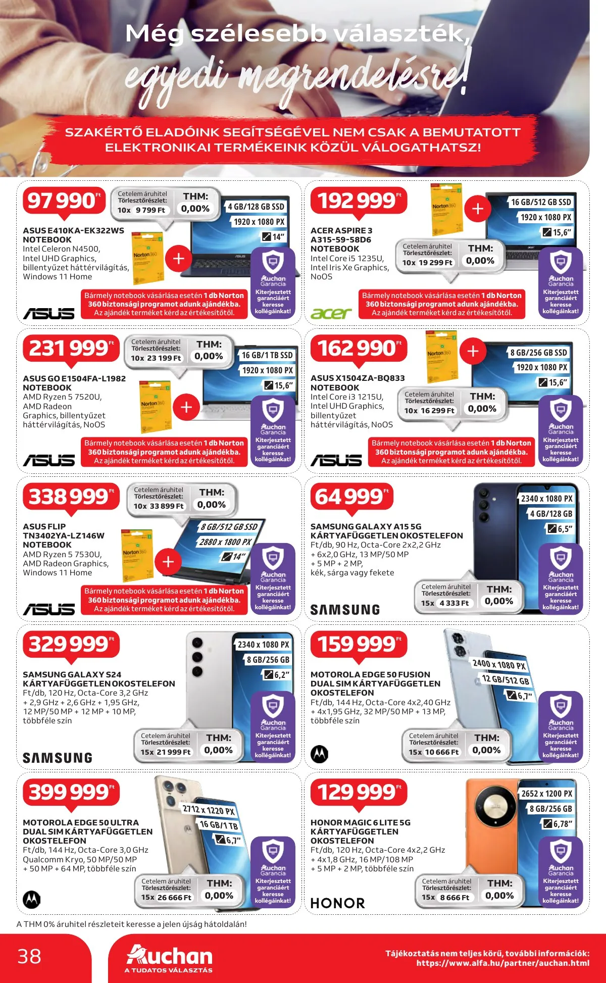 Auchan akciós újság Hipermarket 09.19–09.25 – 38. oldal