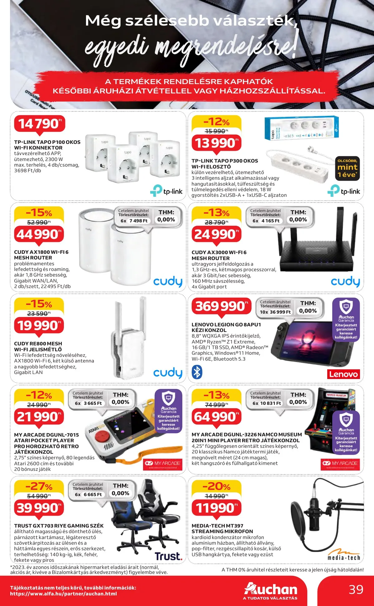 Auchan akciós újság Hipermarket 09.19–09.25 – 39. oldal