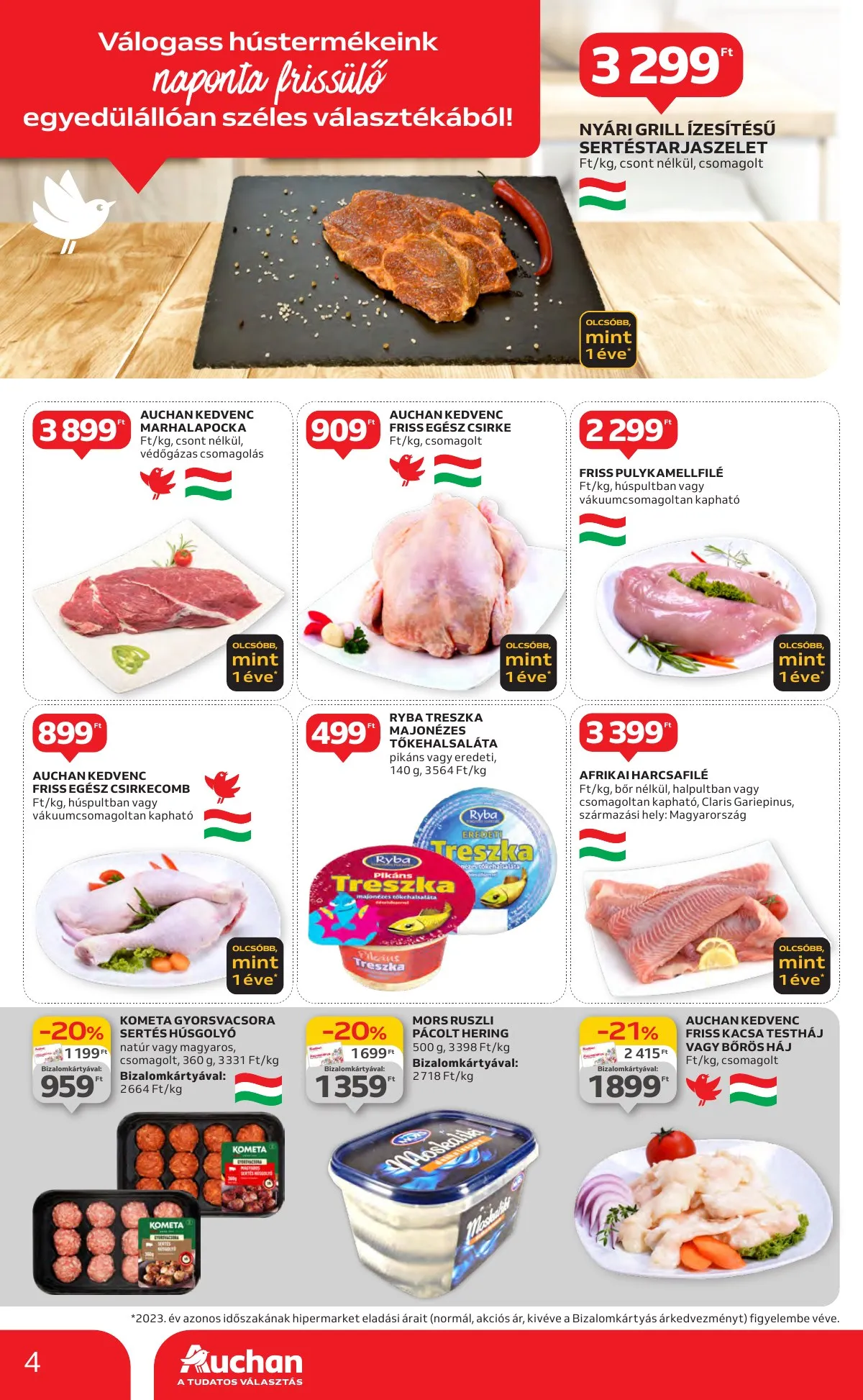 Auchan akciós újság Hipermarket 09.19–09.25 – 4. oldal