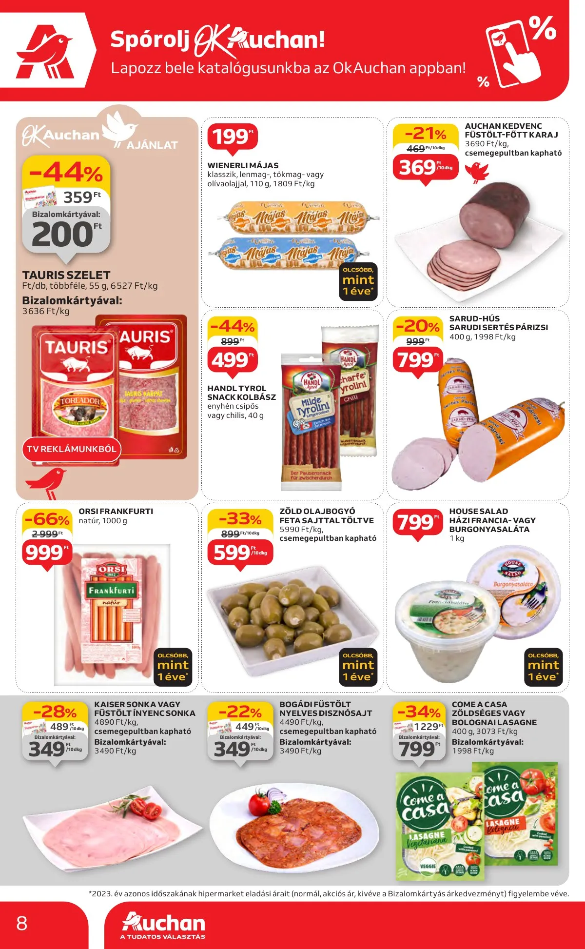 Auchan akciós újság Hipermarket 09.19–09.25 – 8. oldal