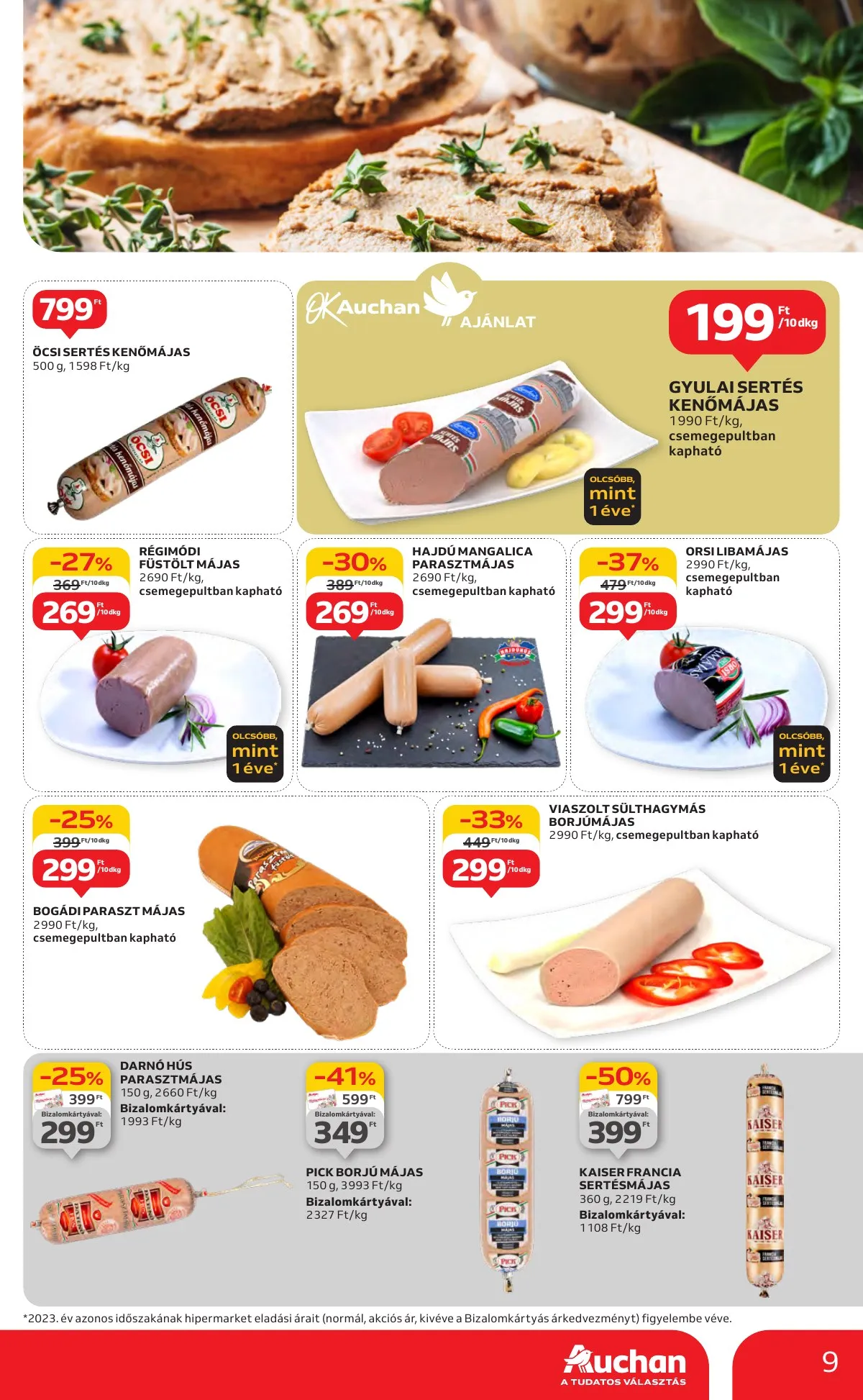 Auchan akciós újság Hipermarket 09.19–09.25 – 9. oldal