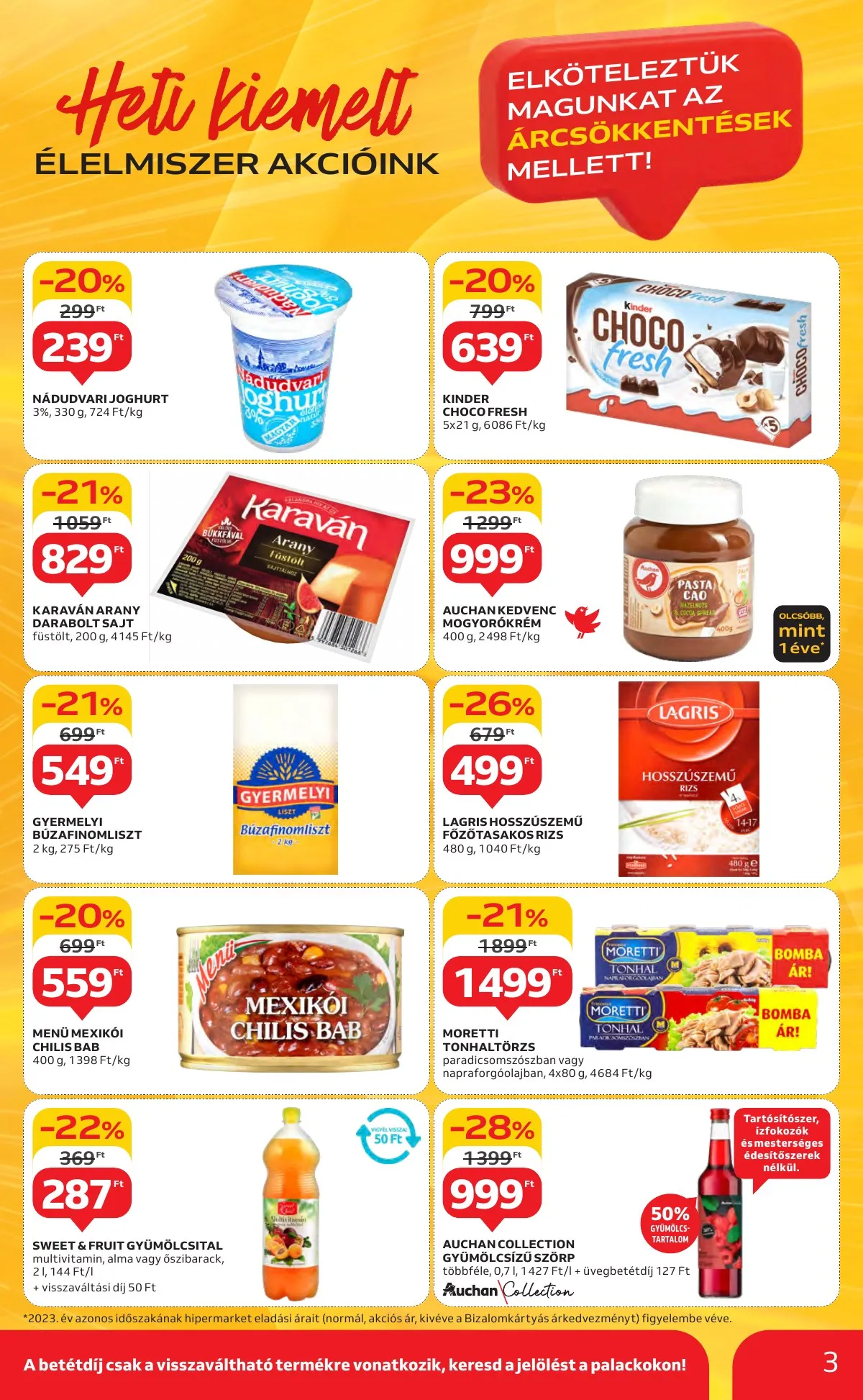 Auchan akciós újság Hipermarket 09.26–10.02 – 3. oldal