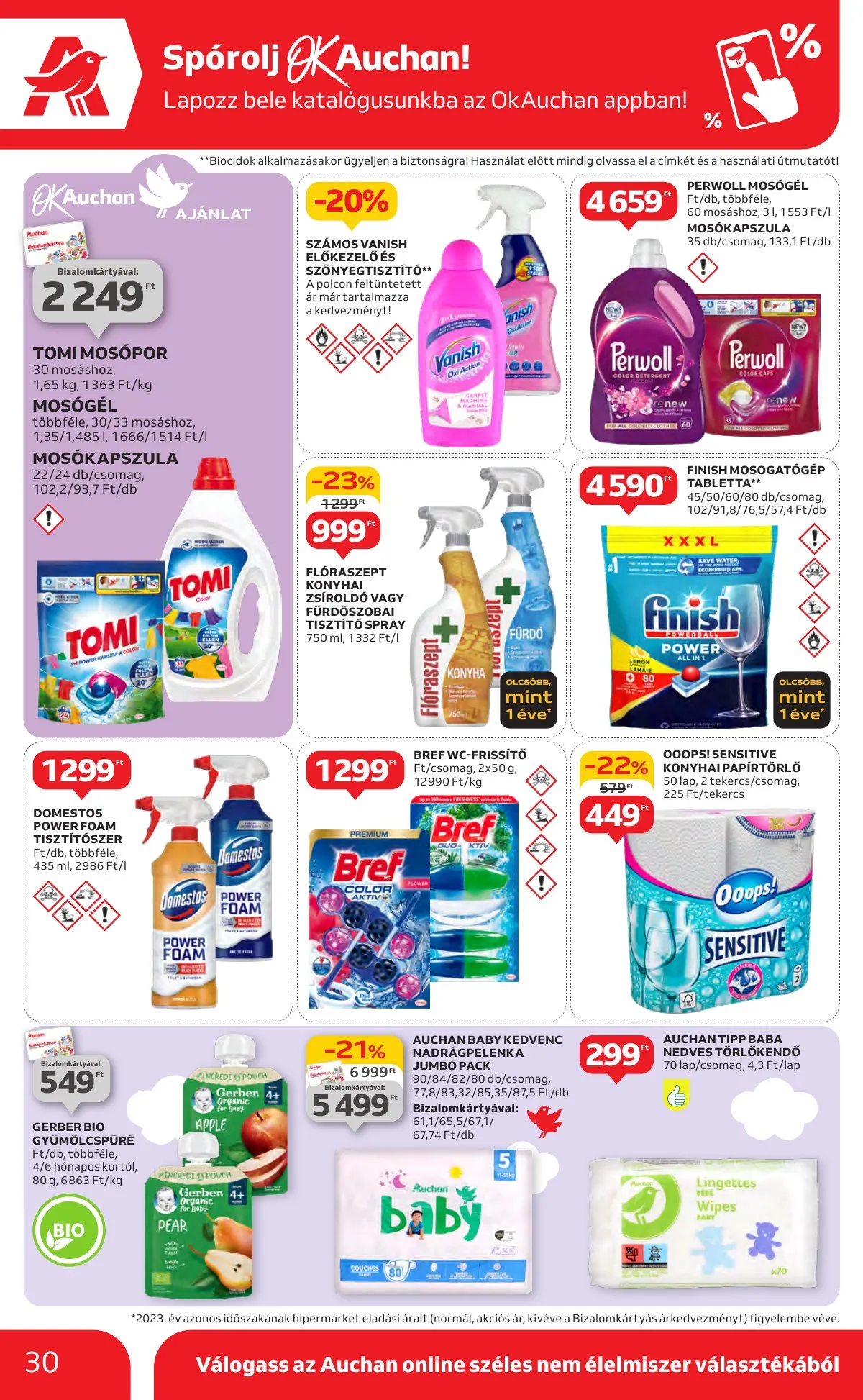 Auchan akciós újság Hipermarket 09.26–10.02 – 30. oldal