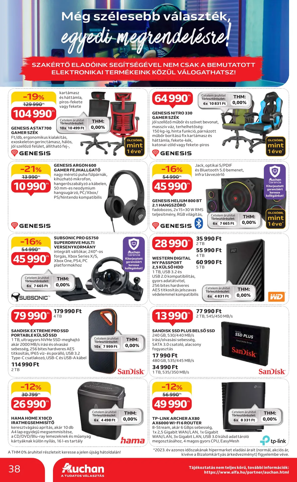 Auchan akciós újság Hipermarket 09.26–10.02 – 38. oldal