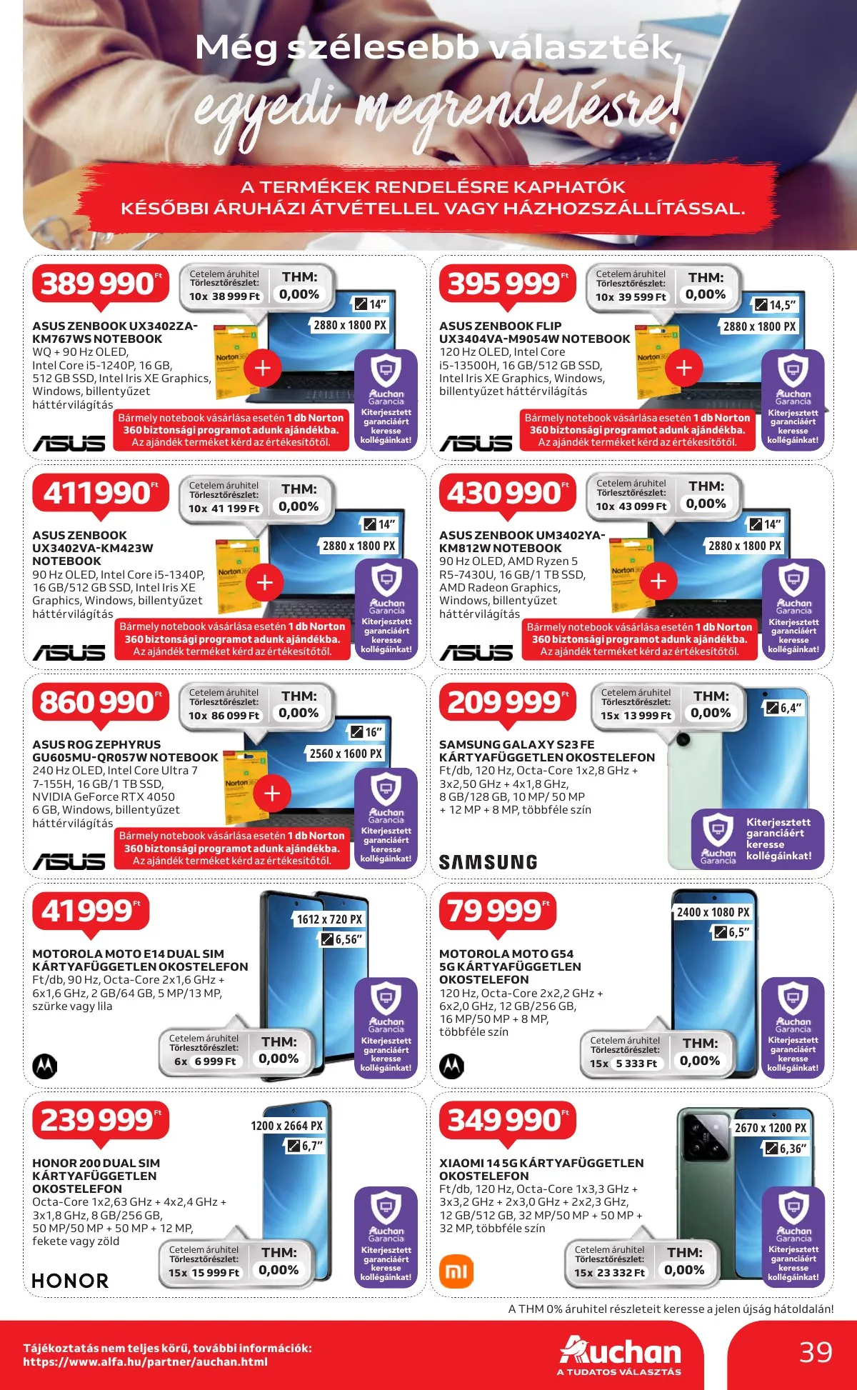 Auchan akciós újság Hipermarket 09.26–10.02 – 39. oldal