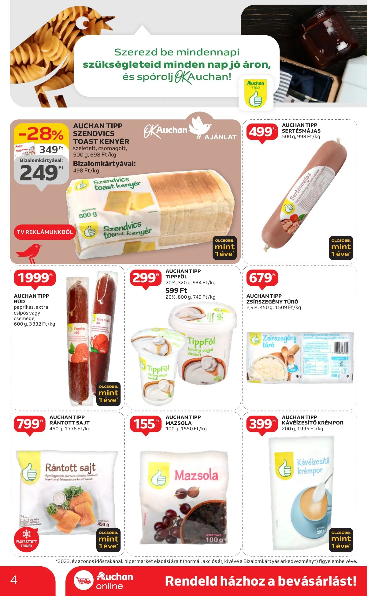 Auchan akciós újság Hipermarket 09.26–10.02 – 4. oldal