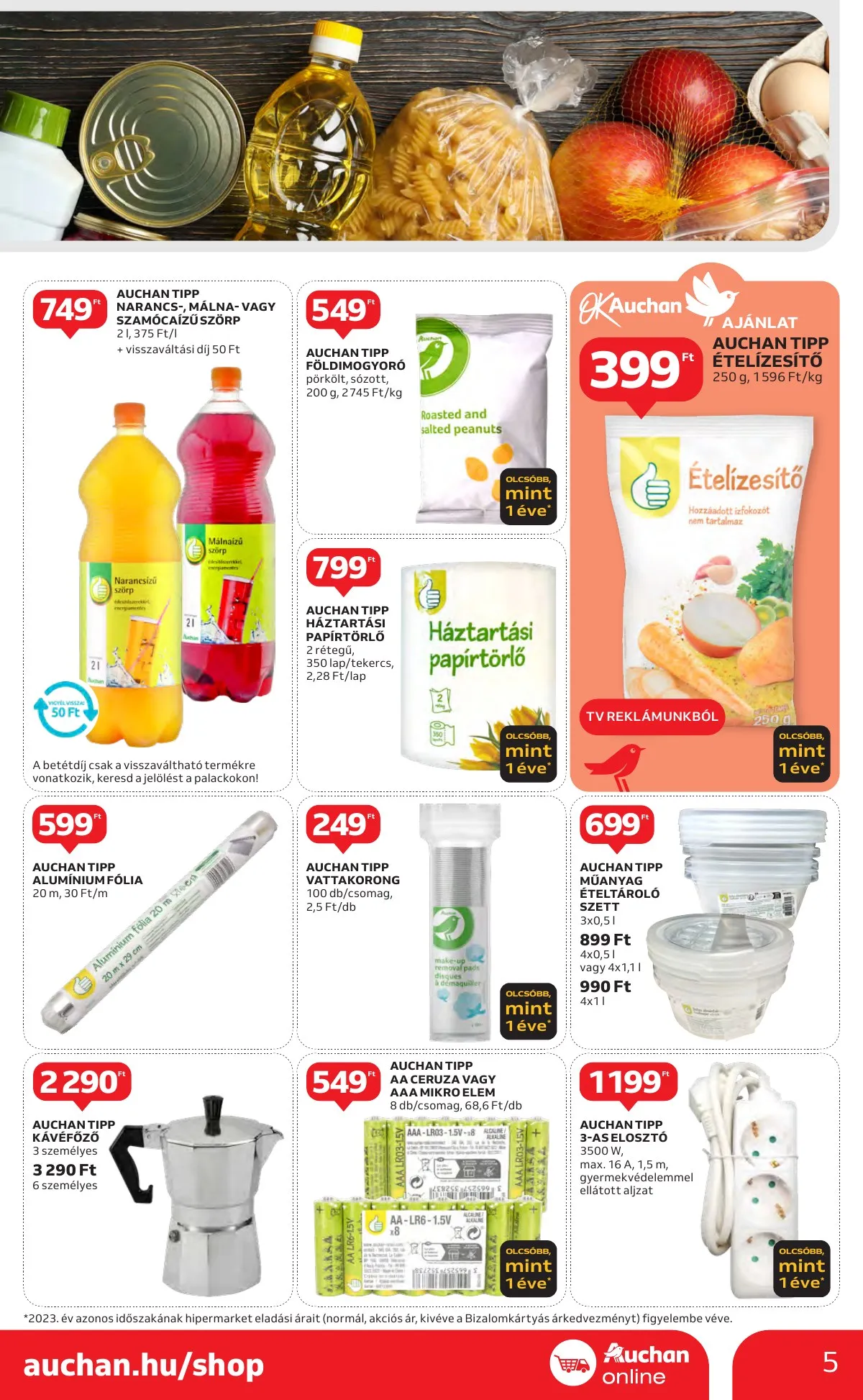 Auchan akciós újság Hipermarket 09.26–10.02 – 5. oldal