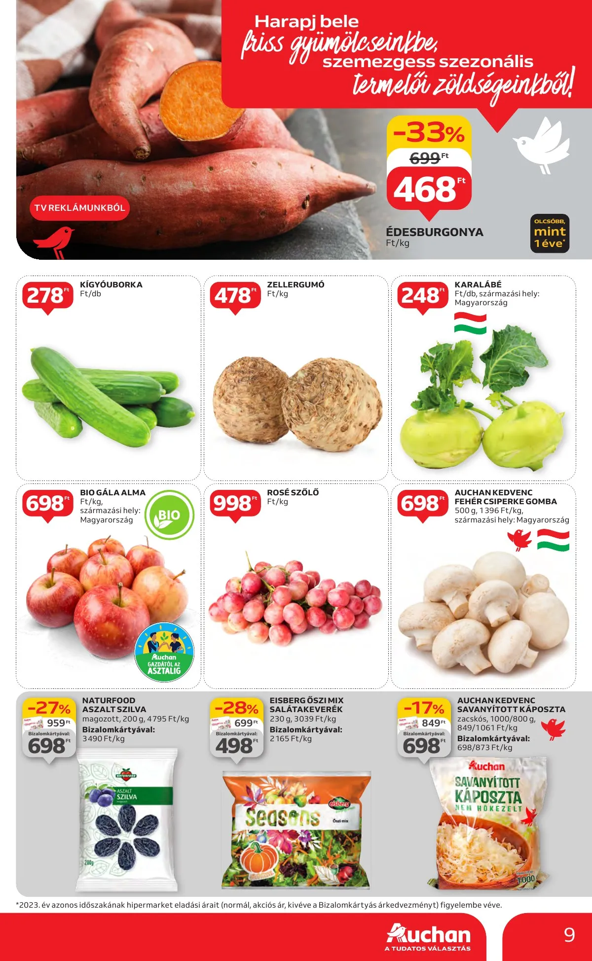 Auchan akciós újság Hipermarket 09.26–10.02 – 9. oldal