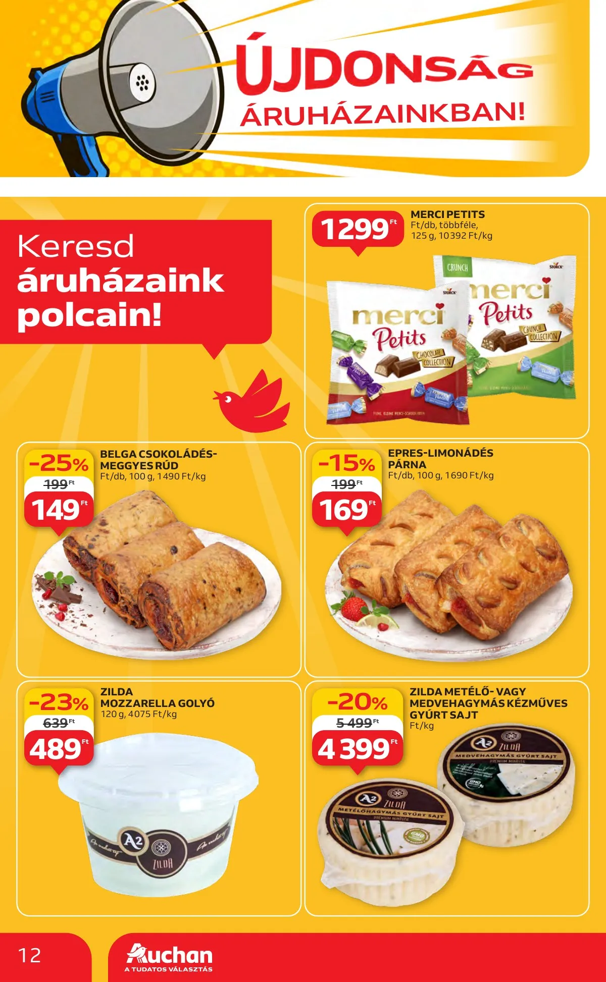 Auchan akciós újság Hipermarket 10.10–10.16 – 12. oldal