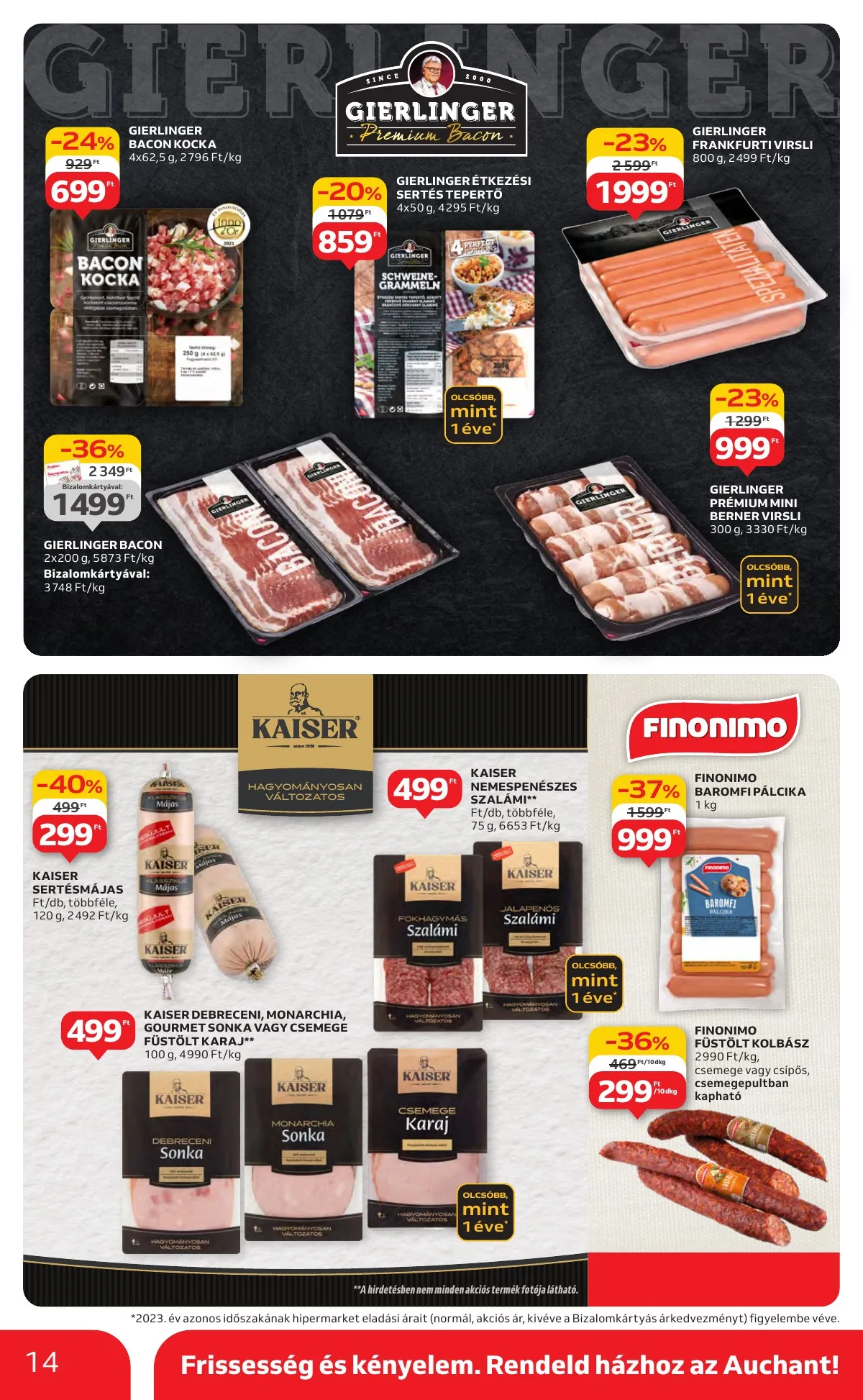 Auchan akciós újság Hipermarket 10.10–10.16 – 14. oldal