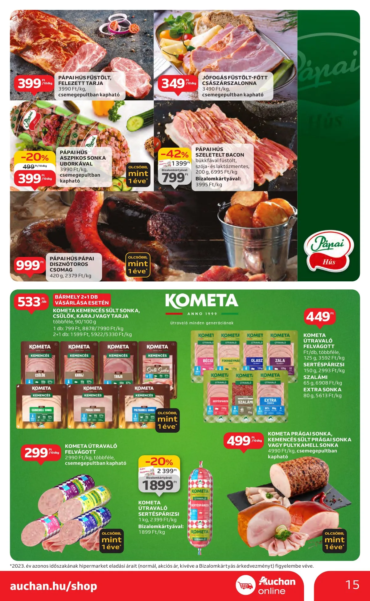 Auchan akciós újság Hipermarket 10.10–10.16 – 15. oldal