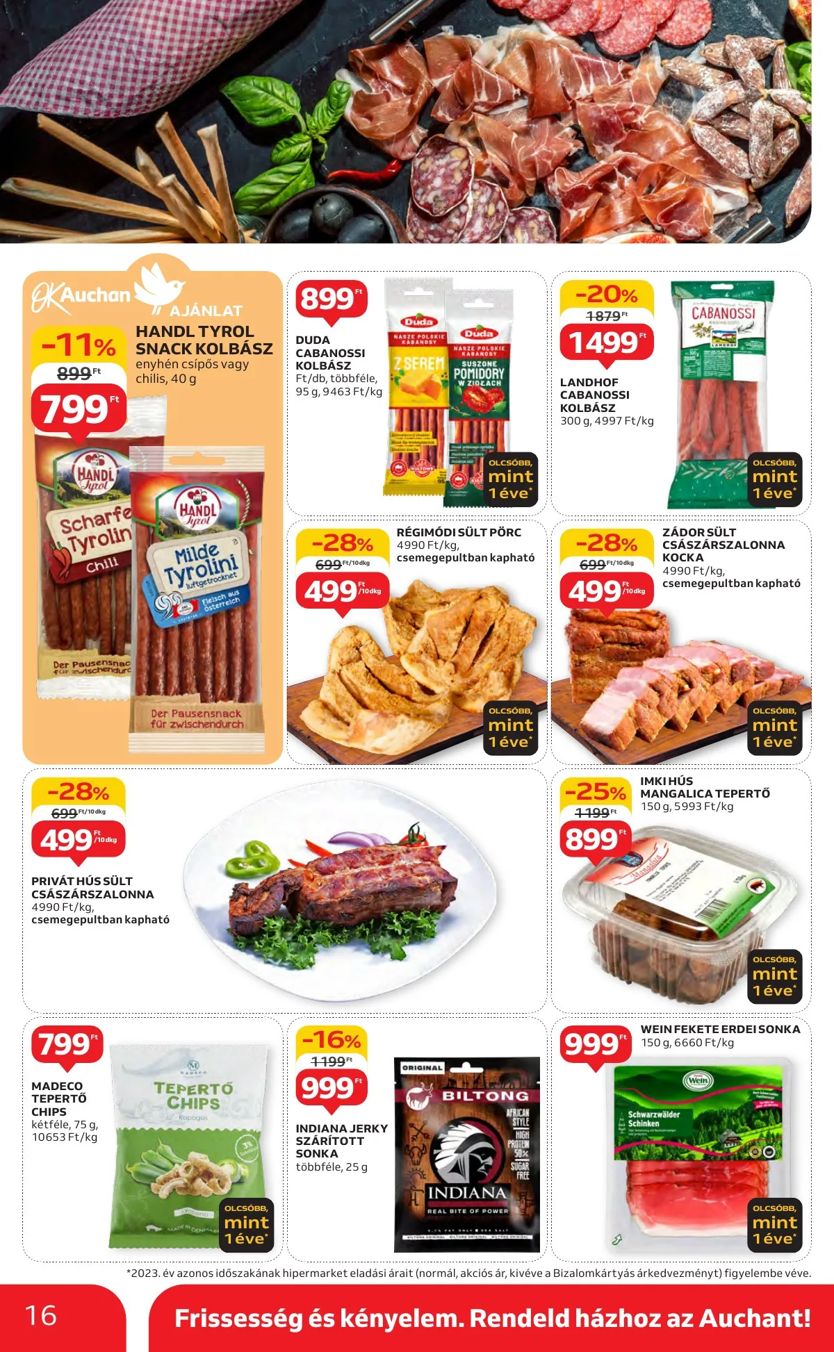 Auchan akciós újság Hipermarket 10.10–10.16 – 16. oldal