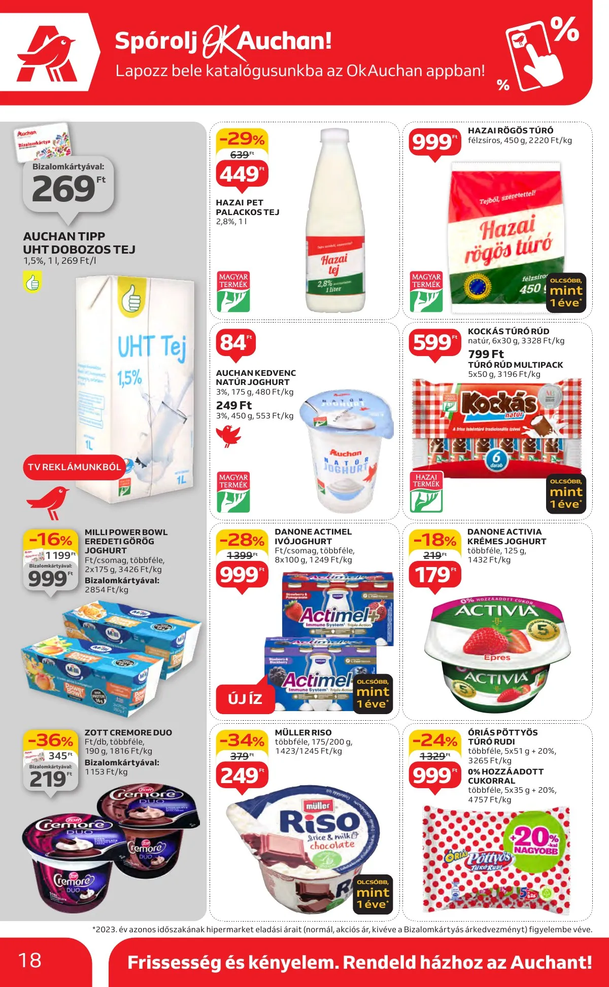 Auchan akciós újság Hipermarket 10.10–10.16 – 18. oldal