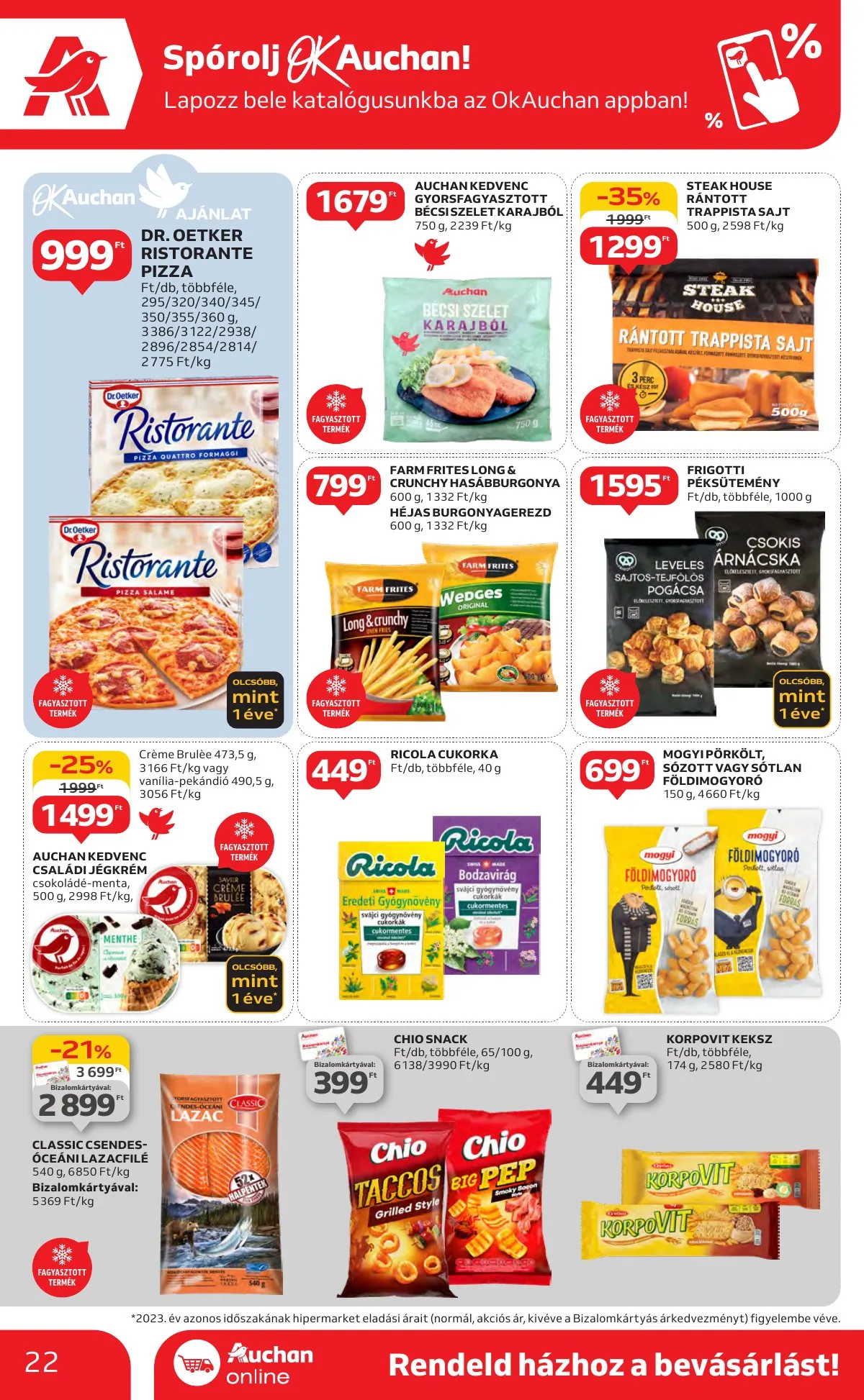 Auchan akciós újság Hipermarket 10.10–10.16 – 22. oldal