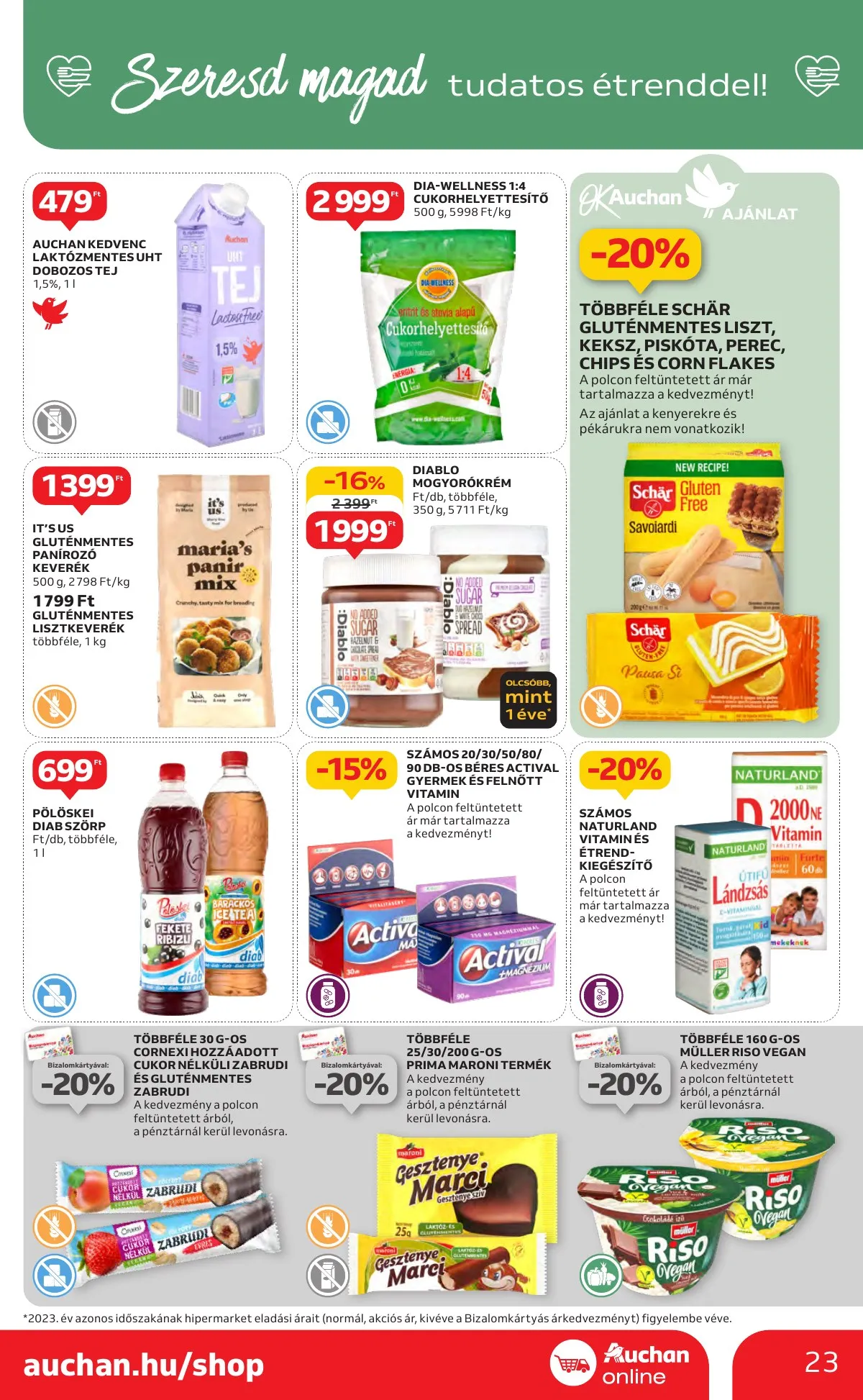 Auchan akciós újság Hipermarket 10.10–10.16 – 23. oldal