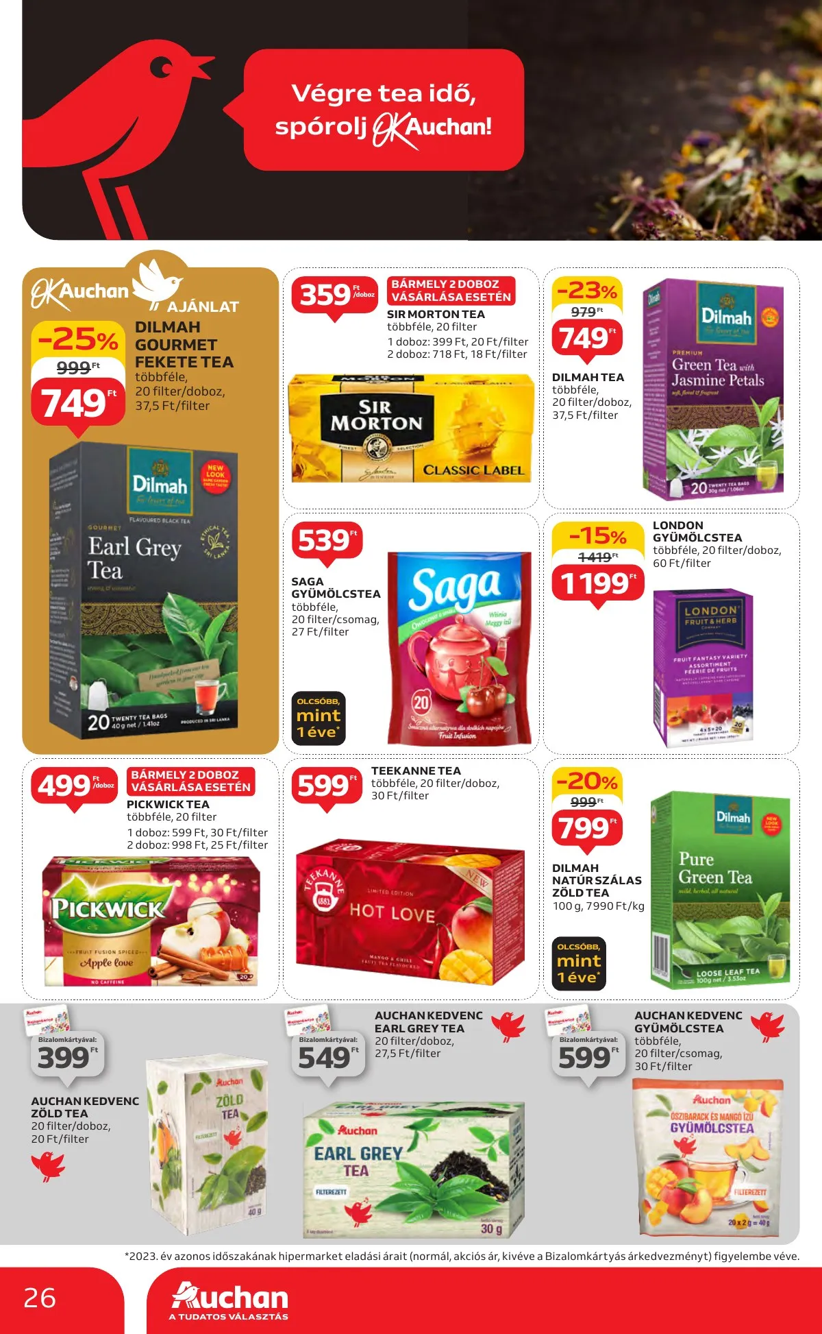 Auchan akciós újság Hipermarket 10.10–10.16 – 26. oldal