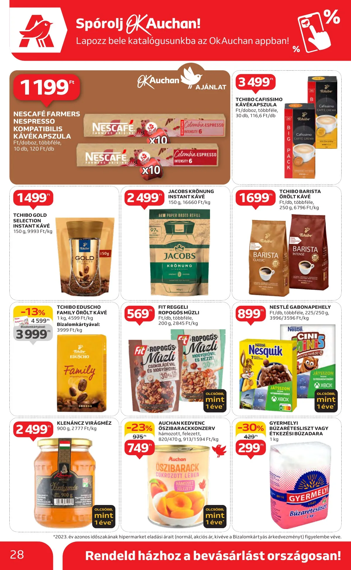 Auchan akciós újság Hipermarket 10.10–10.16 – 28. oldal