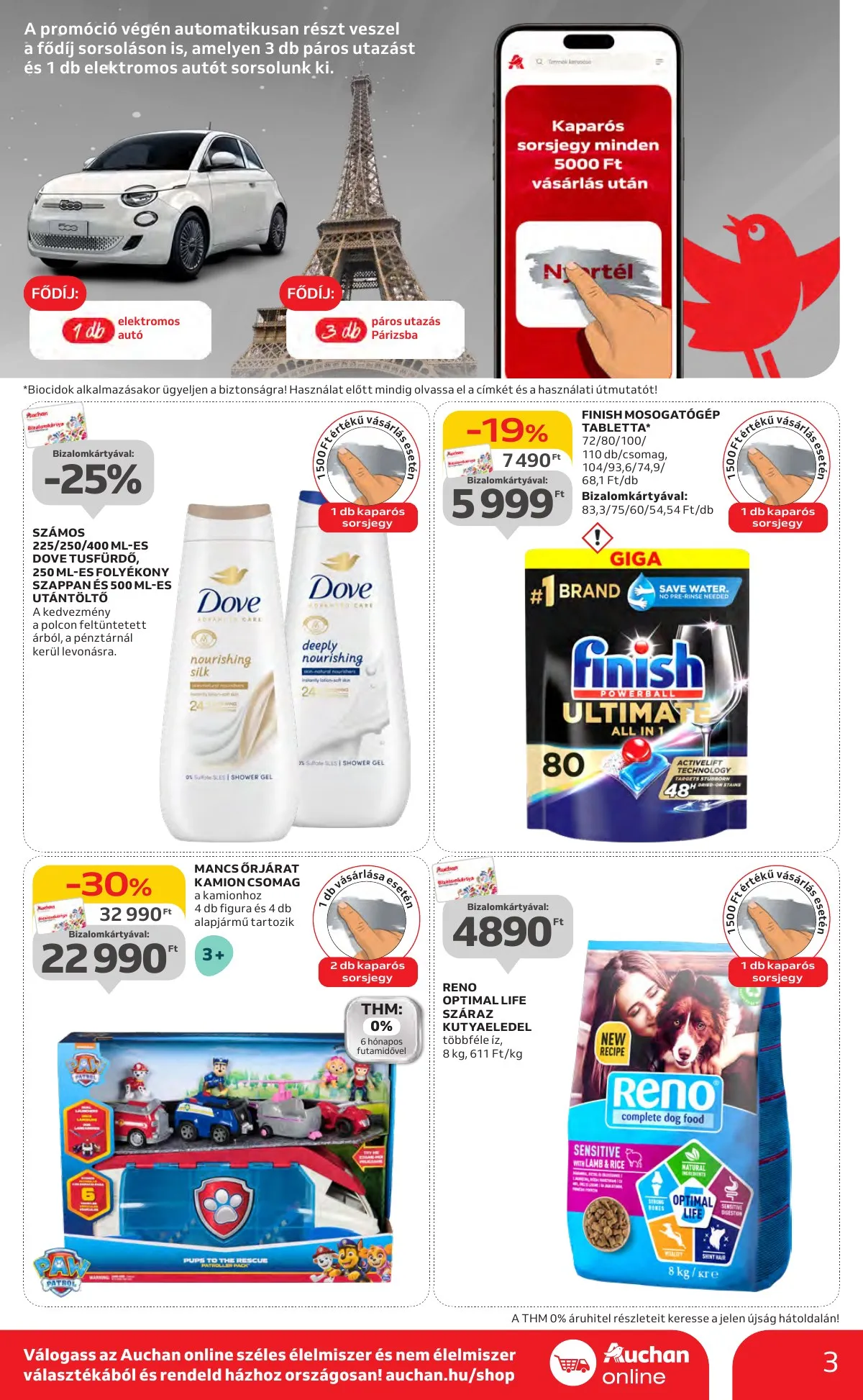 Auchan akciós újság Hipermarket 10.10–10.16 – 3. oldal