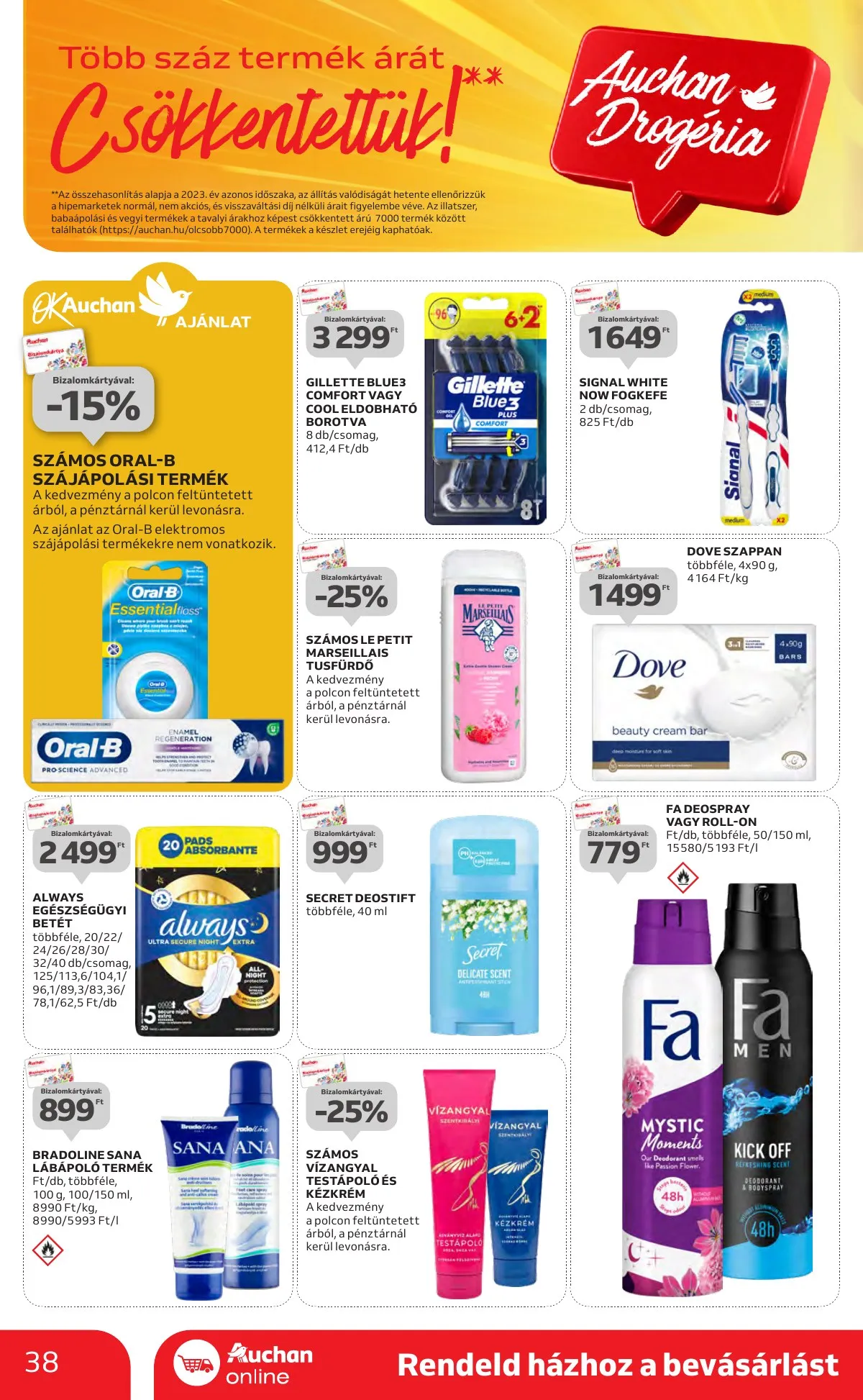 Auchan akciós újság Hipermarket 10.10–10.16 – 38. oldal