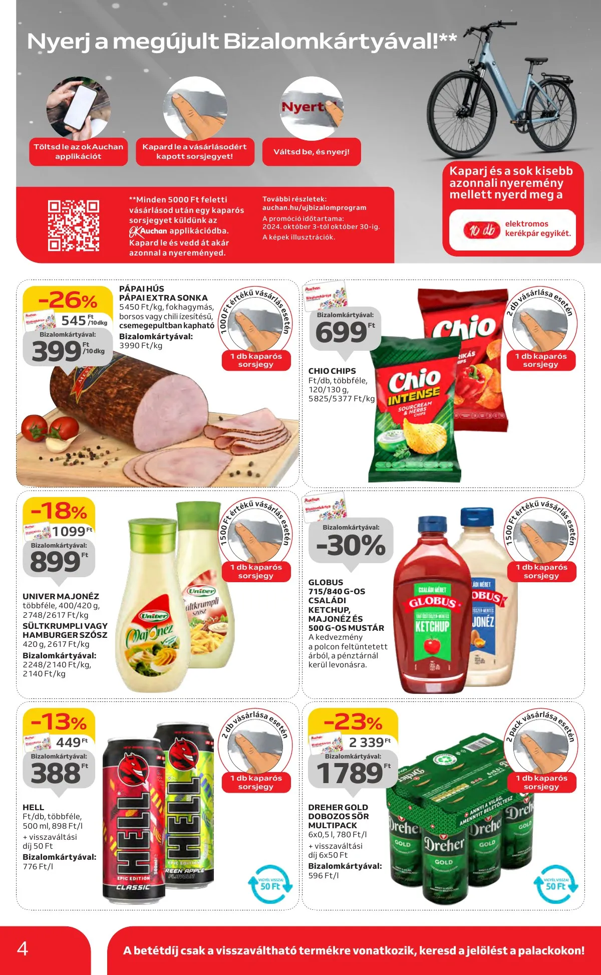 Auchan akciós újság Hipermarket 10.10–10.16 – 4. oldal