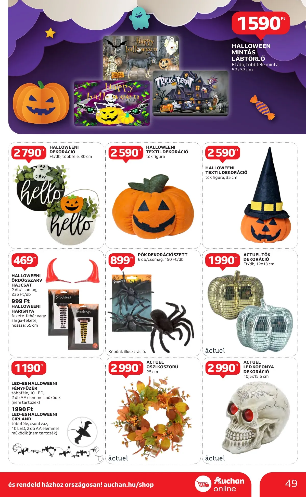 Auchan akciós újság Hipermarket 10.10–10.16 – 49. oldal