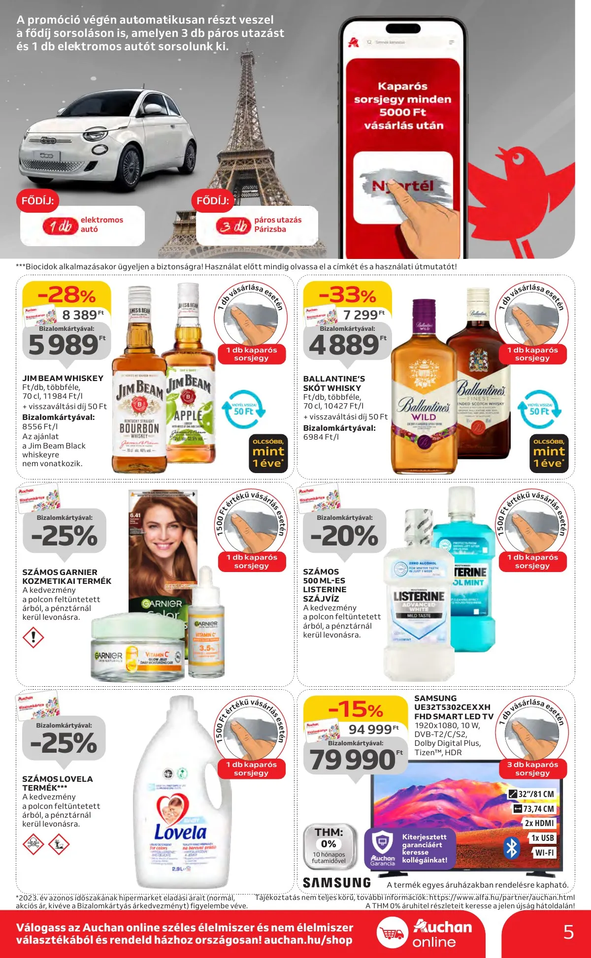 Auchan akciós újság Hipermarket 10.10–10.16 – 5. oldal