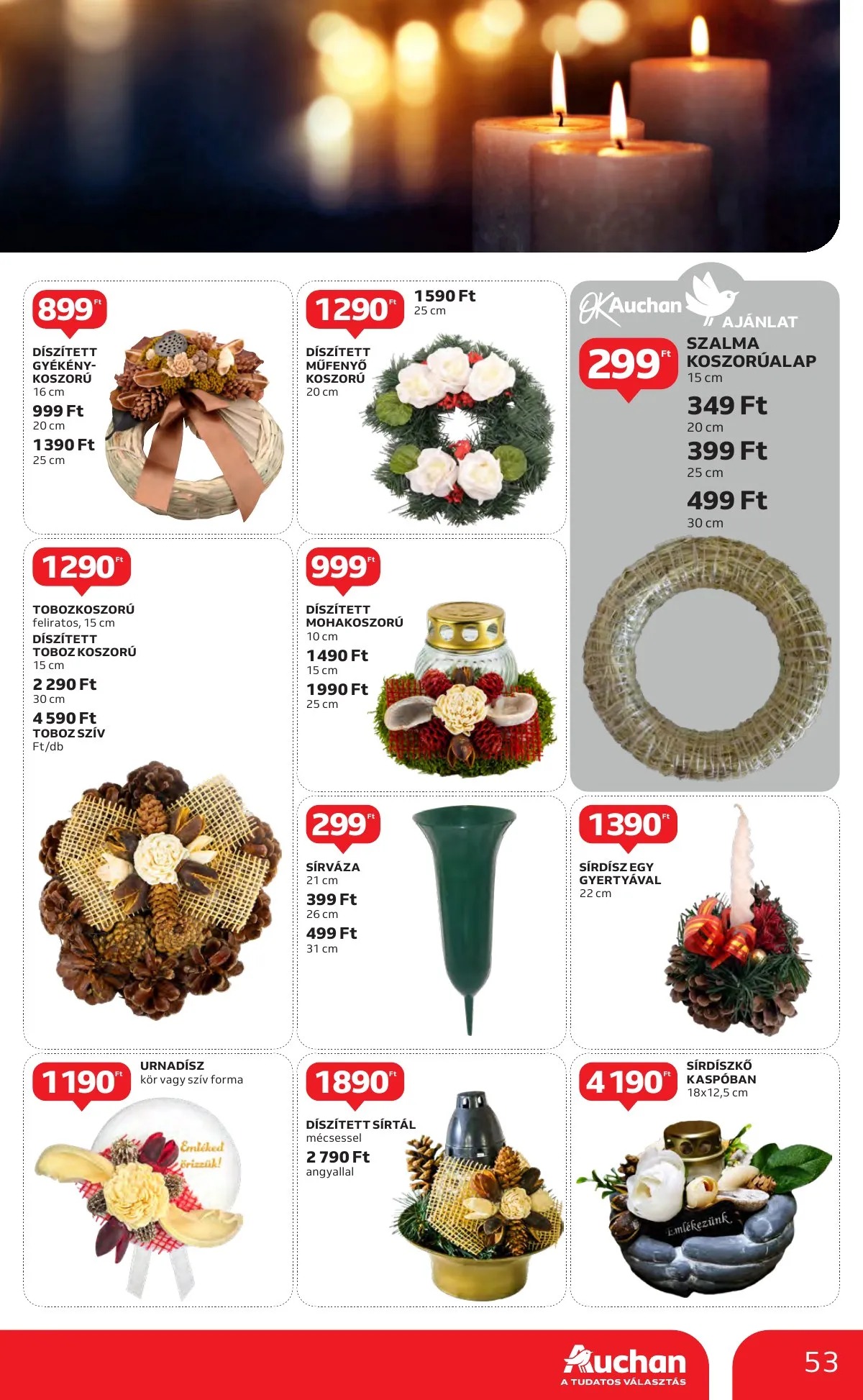 Auchan akciós újság Hipermarket 10.10–10.16 – 53. oldal
